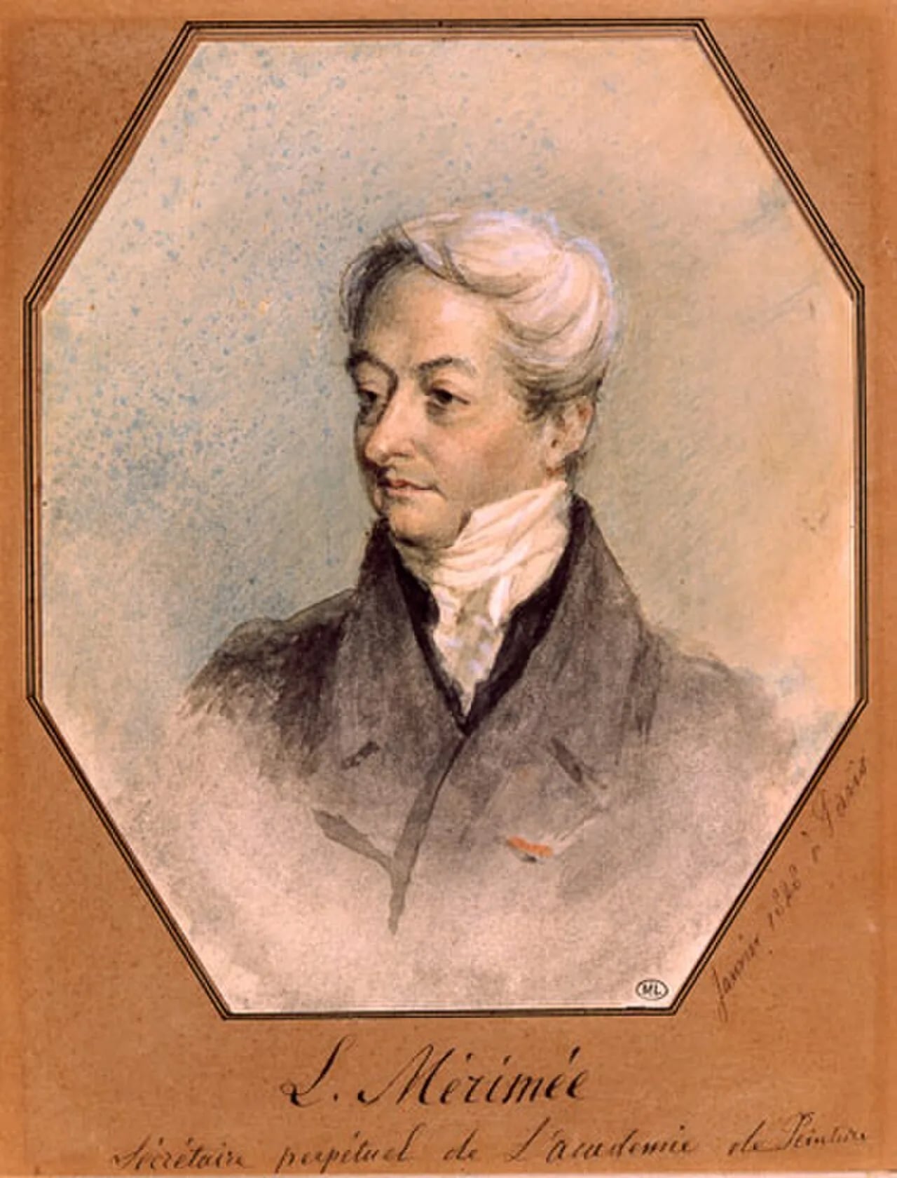 Portrait of Jean François Léonor Mérimée (1757–1836) – memorial page