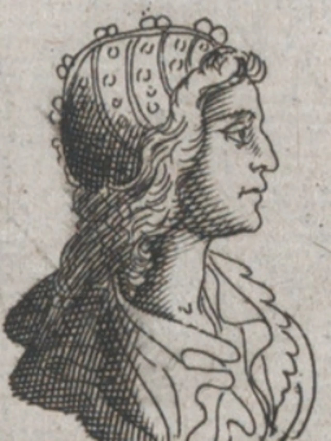 Porträt von Leontia (555–610) – Gedenkseite