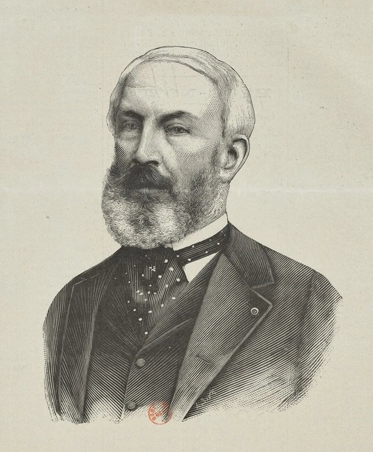 Porträt von Léopold Renouard (1833–1910) – Gedenkseite