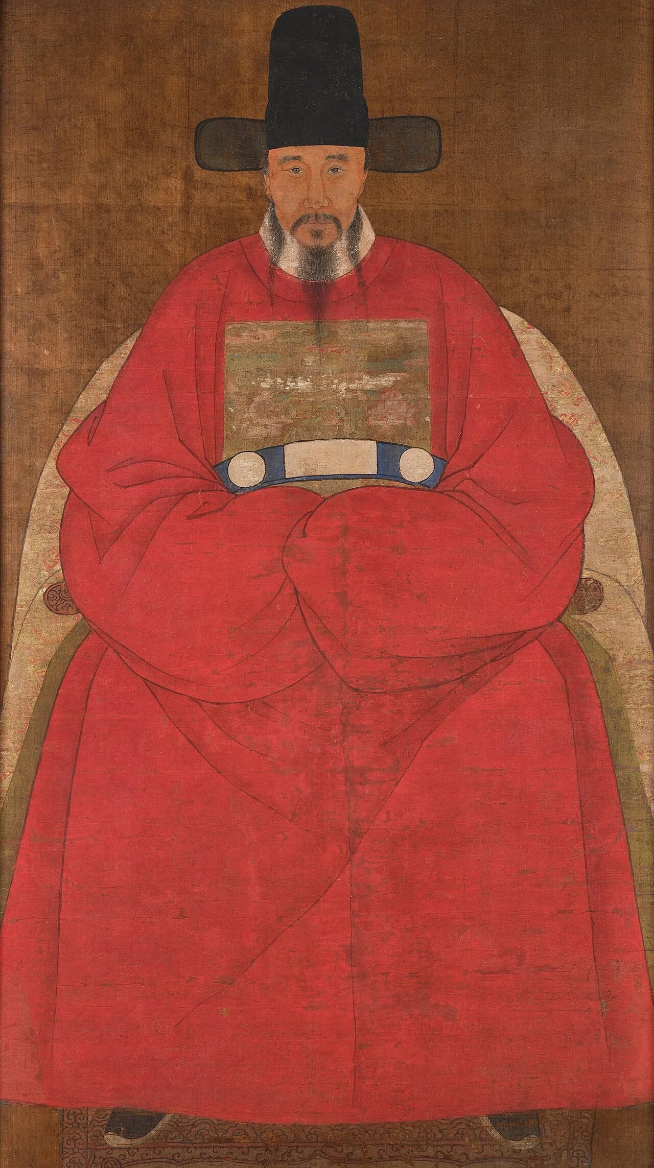 Porträt von Shi Kefa (1601–1645) – Gedenkseite