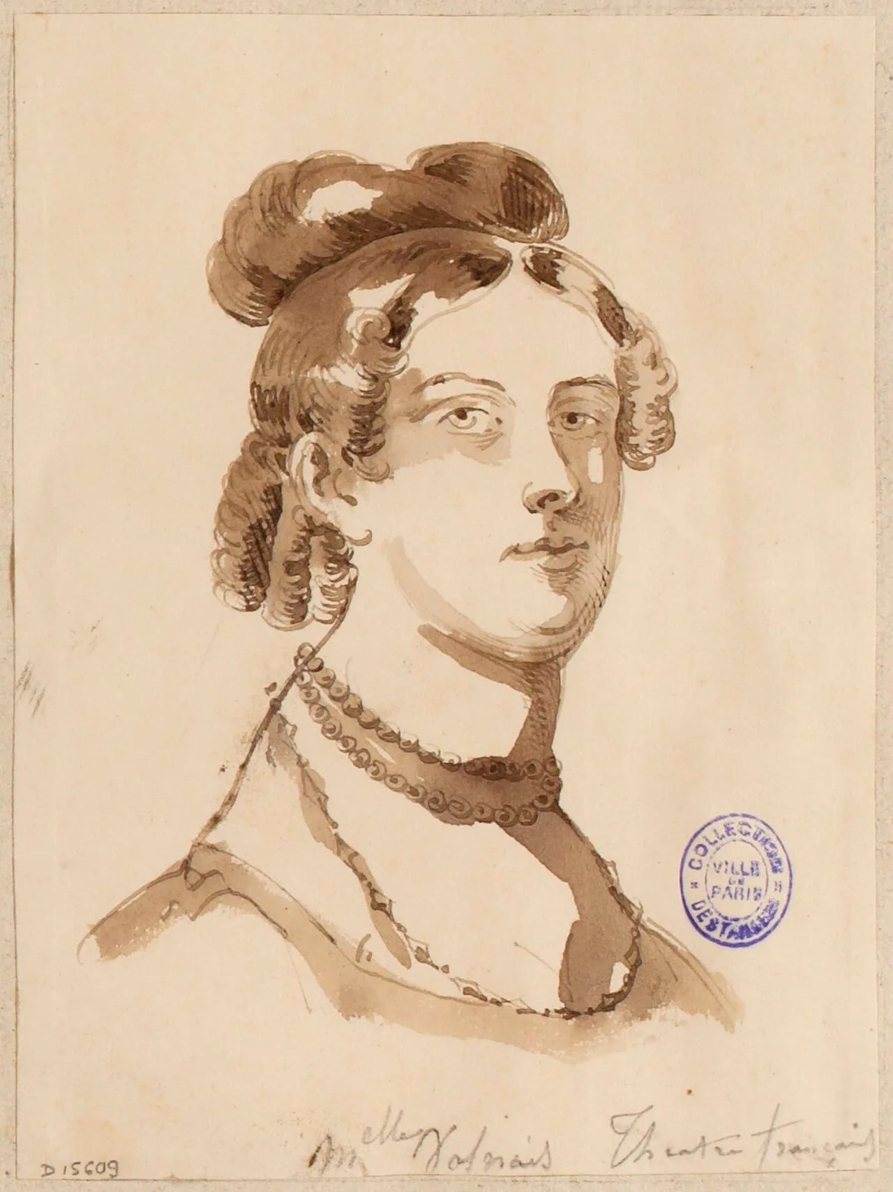Portrait of Mademoiselle Volnais (1786–1837) – memorial page