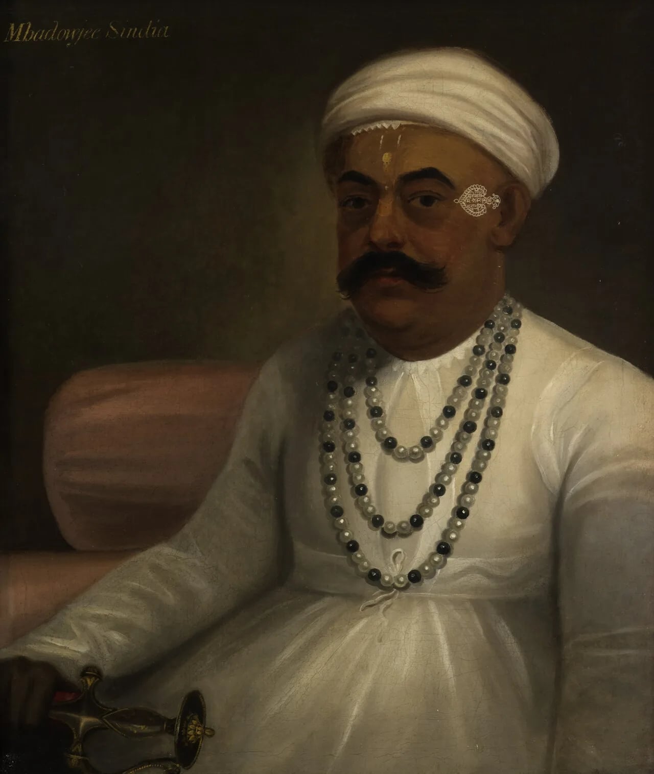 Porträt von Mahadaji Shinde (1727–1794) – Gedenkseite