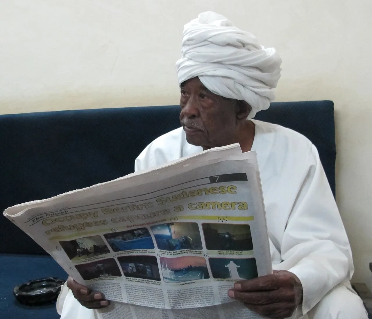 Portrait of Mahjoub Mohamed Salih (1928–2024) – memorial page