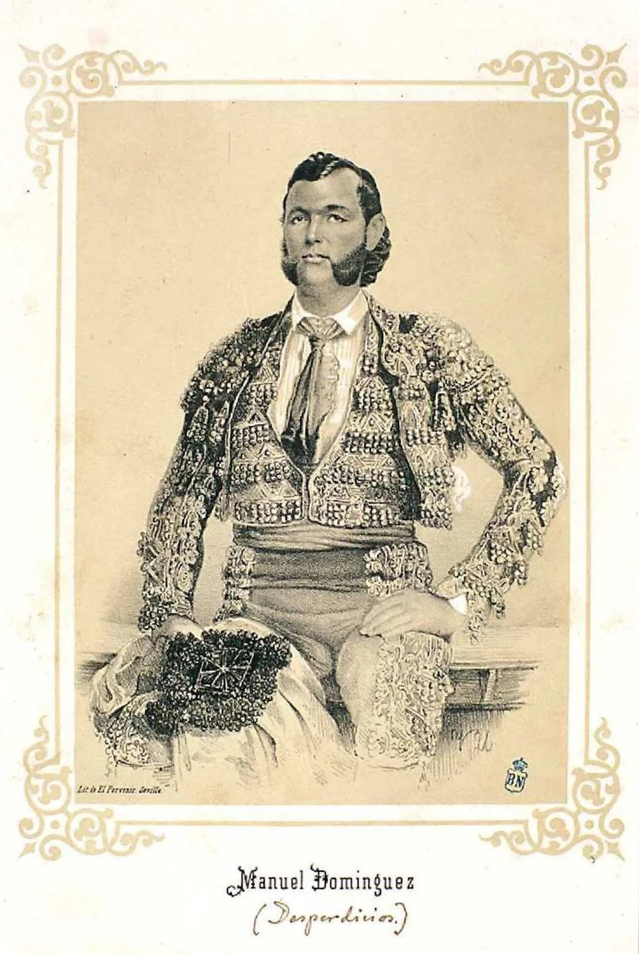 Porträt von Manuel Domínguez (1816–1886) – Gedenkseite
