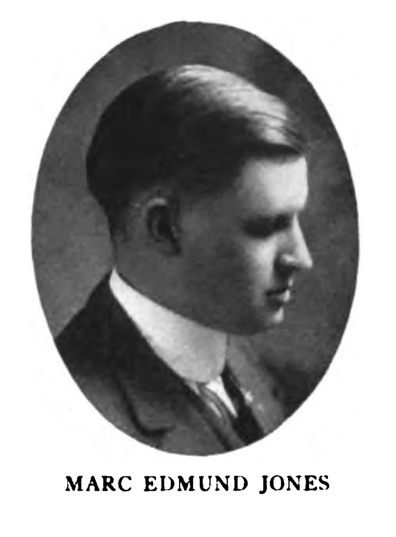Portrait of Marc Edmund Jones (1888–1980) – memorial page