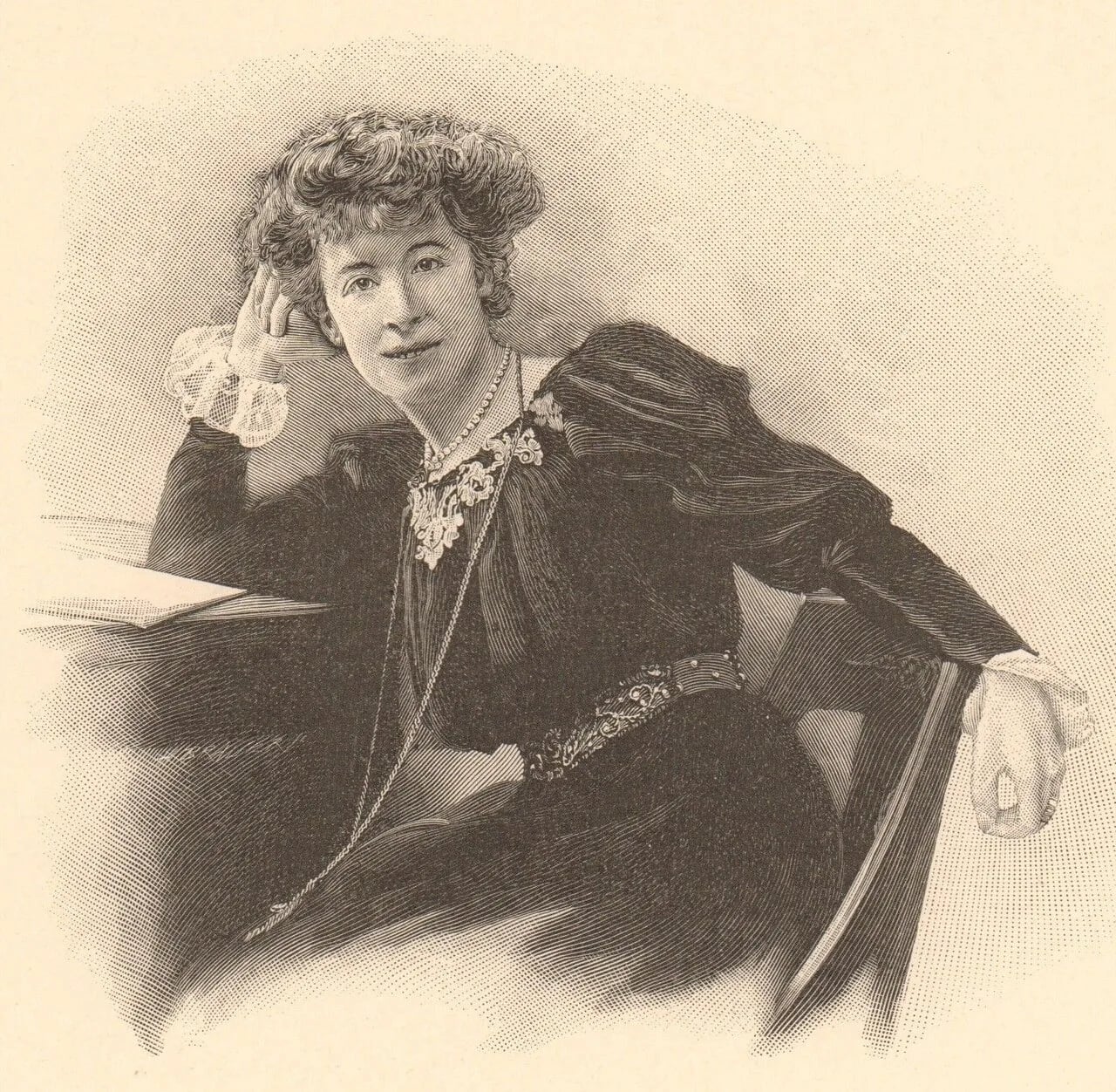 Porträt von Marcelle Tinayre (1870–1948) – Gedenkseite