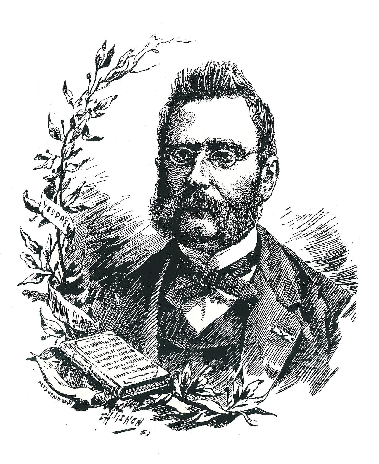 Porträt von Marcellin La Garde (1818–1889) – Gedenkseite