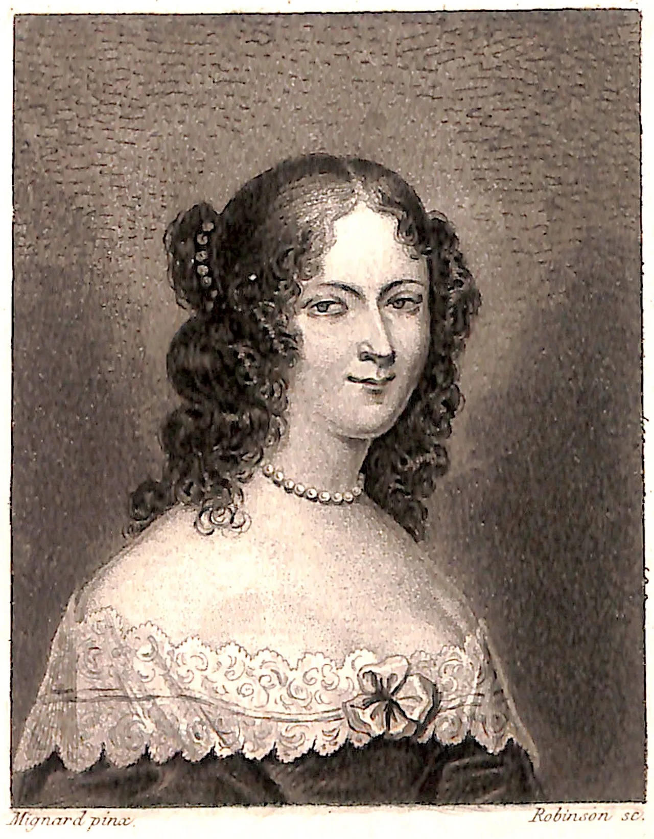 Porträt von Marguerite de Launay (1684–1750) – Gedenkseite