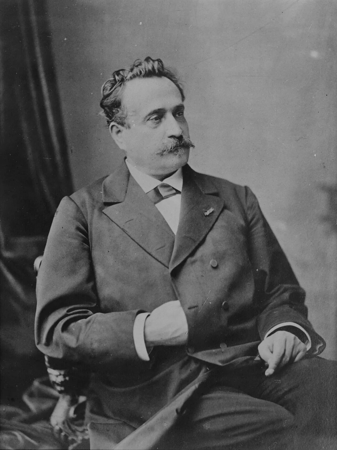 Porträt von Claude Guigue (1832–1889) – Gedenkseite