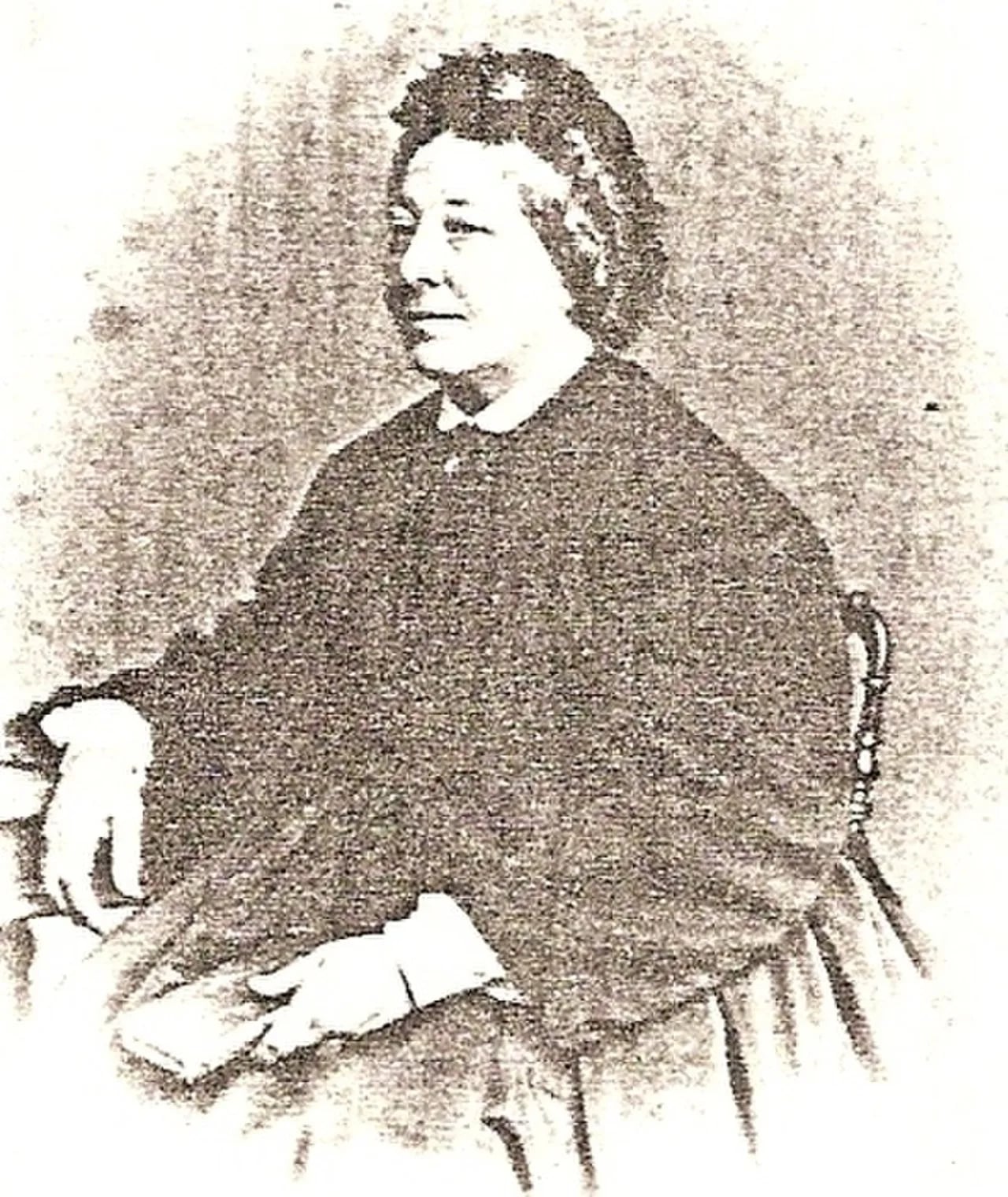Porträt von Marie-Ernestine Serret (1812–1883) – Gedenkseite