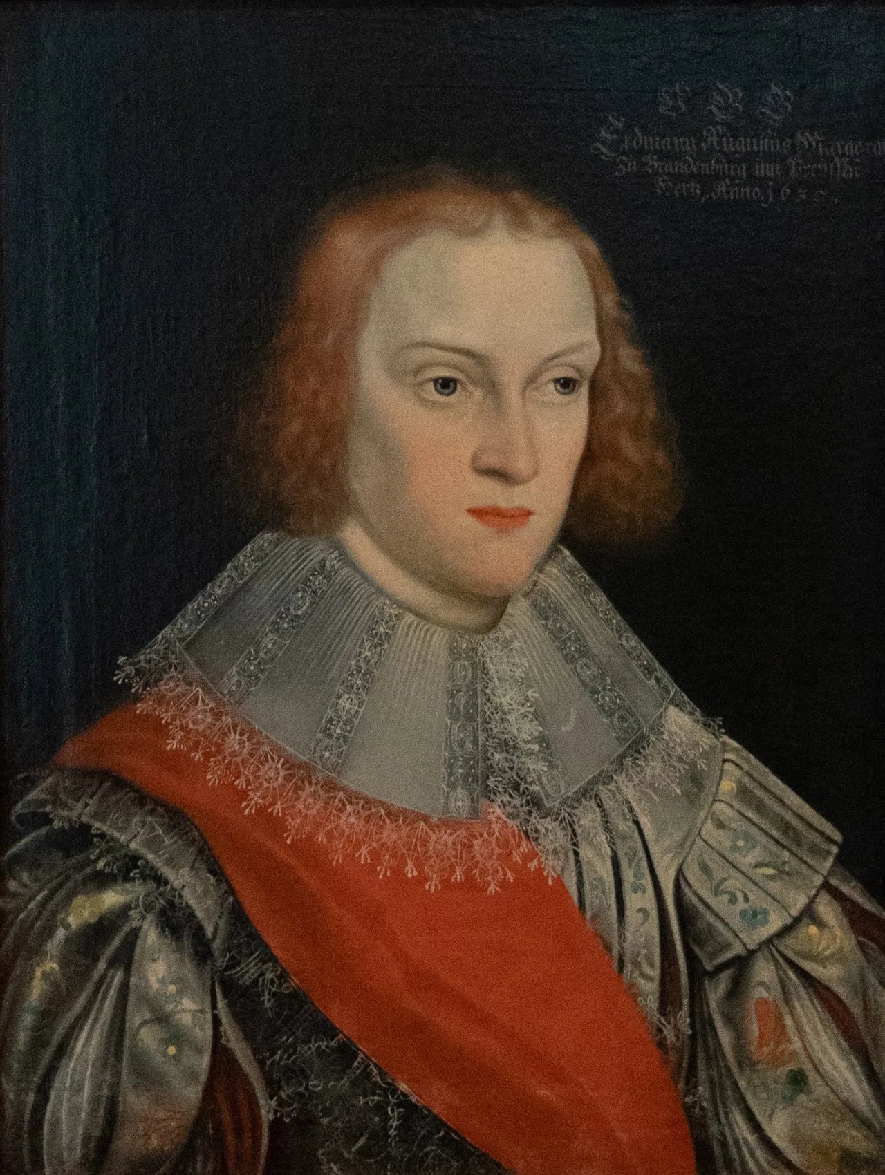 Porträt von Erdmann August von Brandenburg-Bayreuth (1615–1651) – Gedenkseite