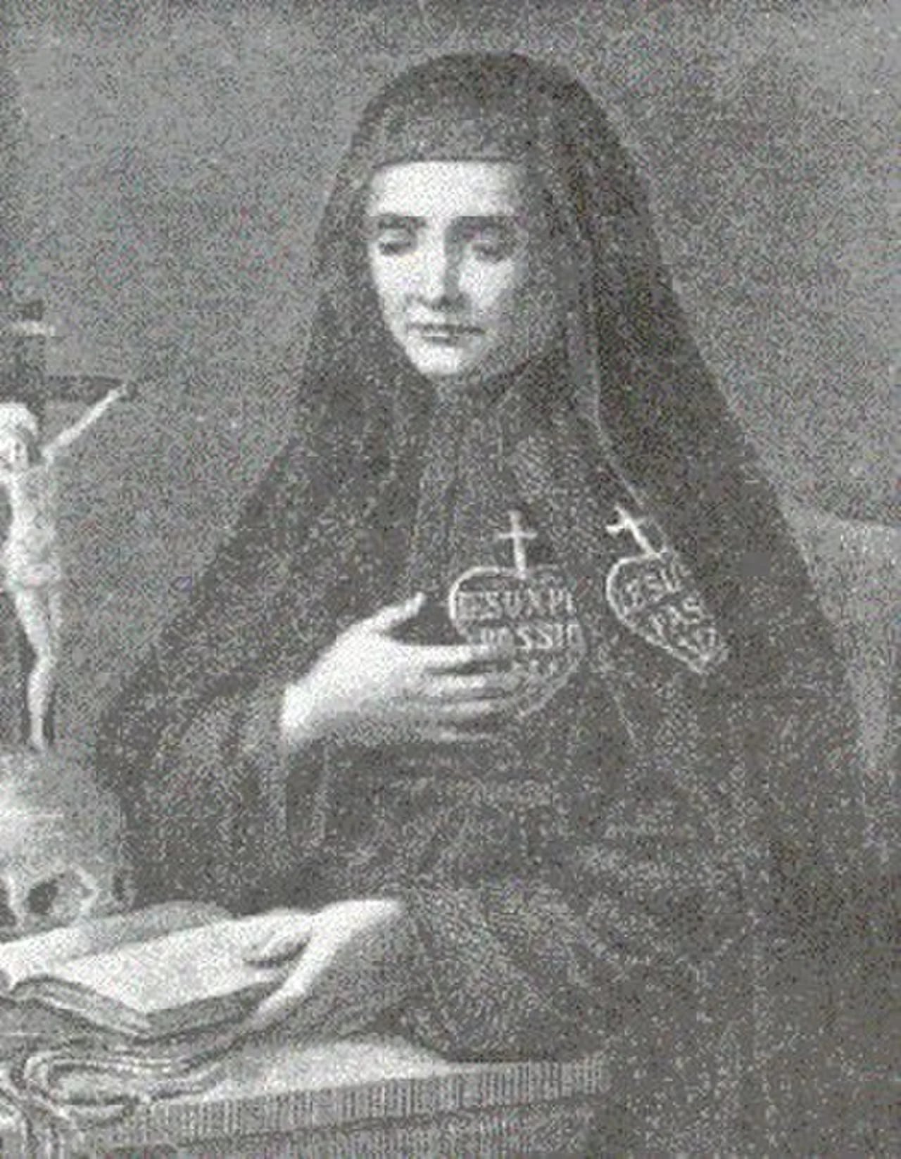 Porträt von Marie Crucifiée Costantini (1713–1787) – Gedenkseite