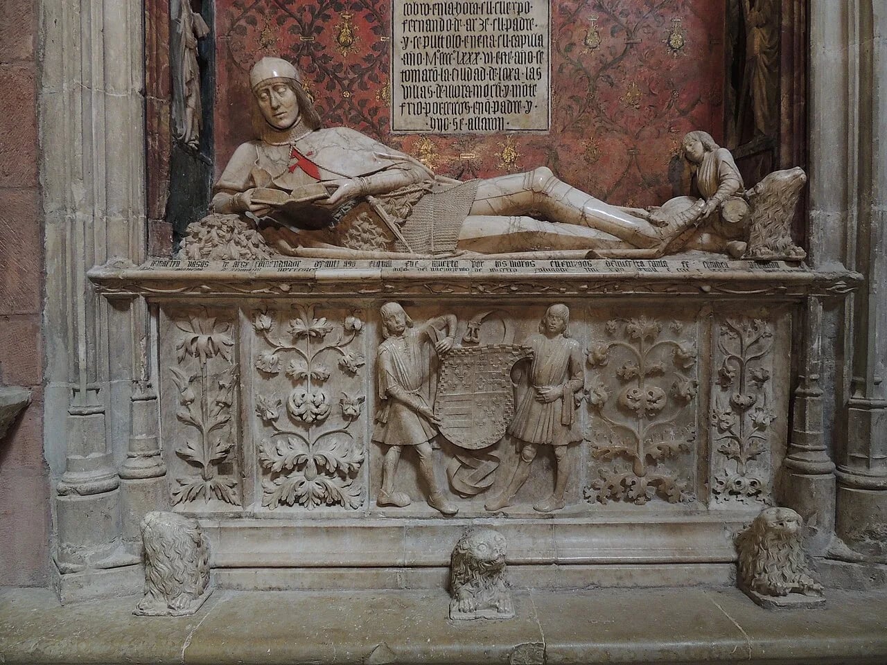 Porträt von Martín Vázquez de Arce (1461–1486) – Gedenkseite
