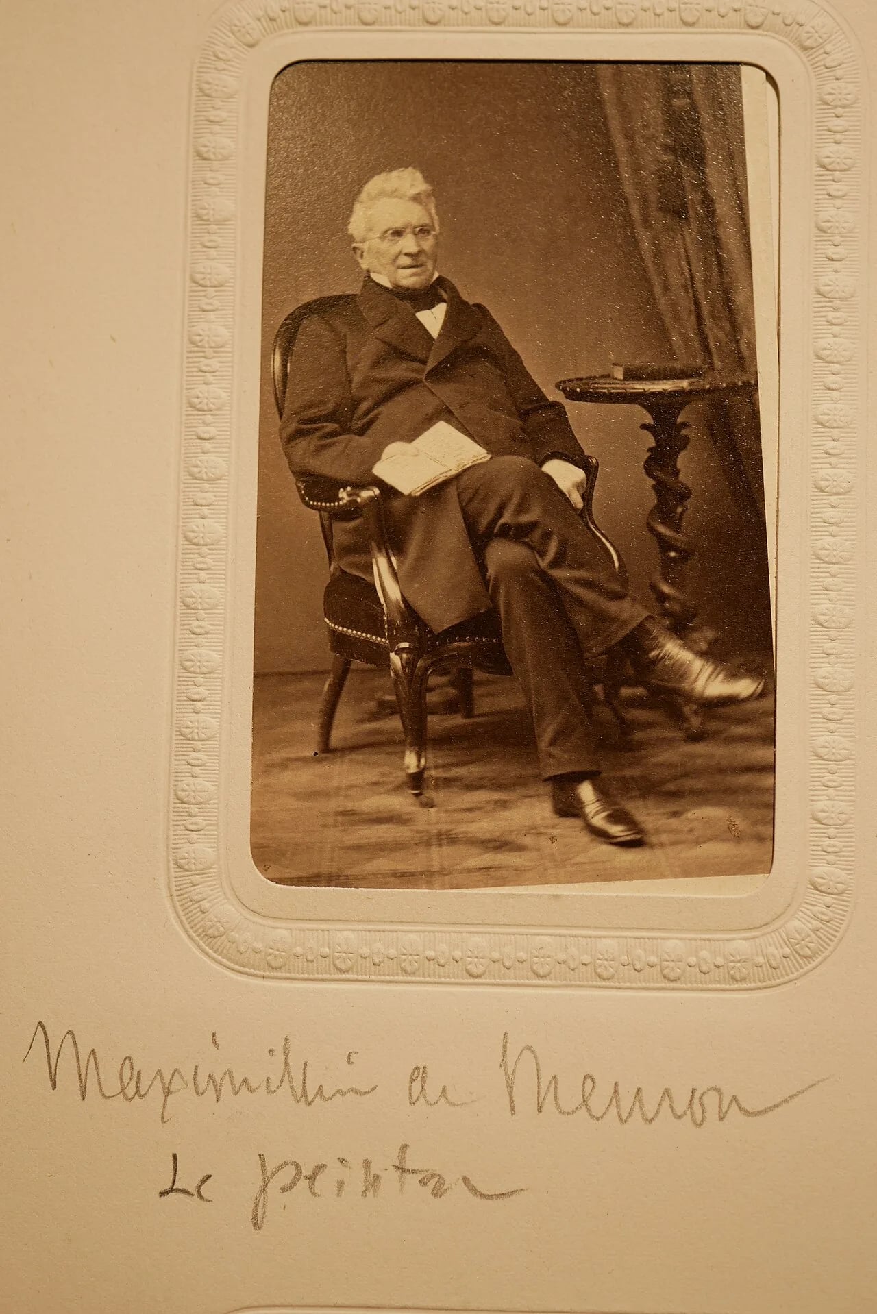Porträt von Maximilien de Meuron (1785–1868) – Gedenkseite