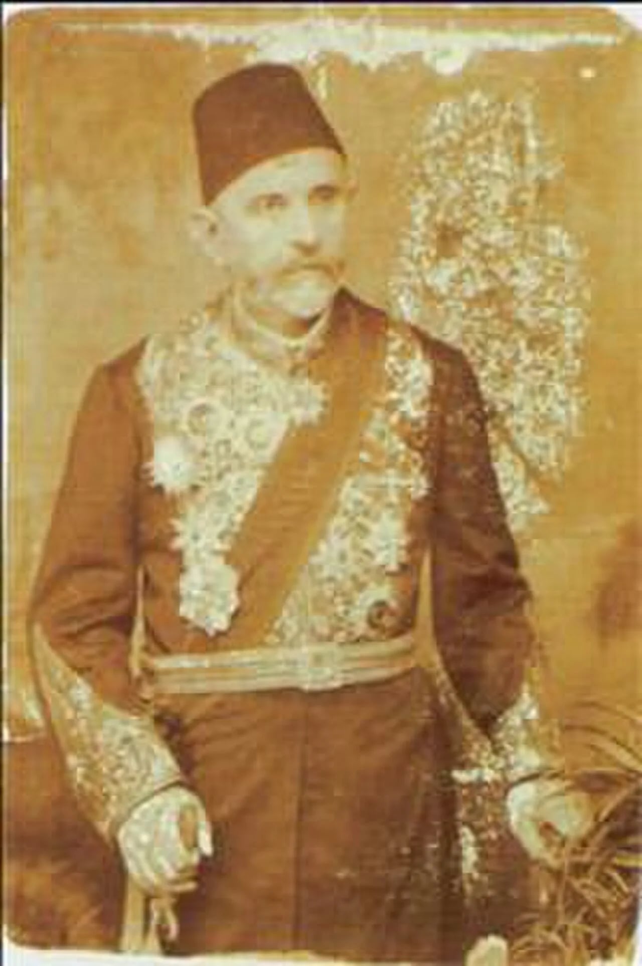 Porträt von Abidin Pascha Preveza (1838–1906) – Gedenkseite