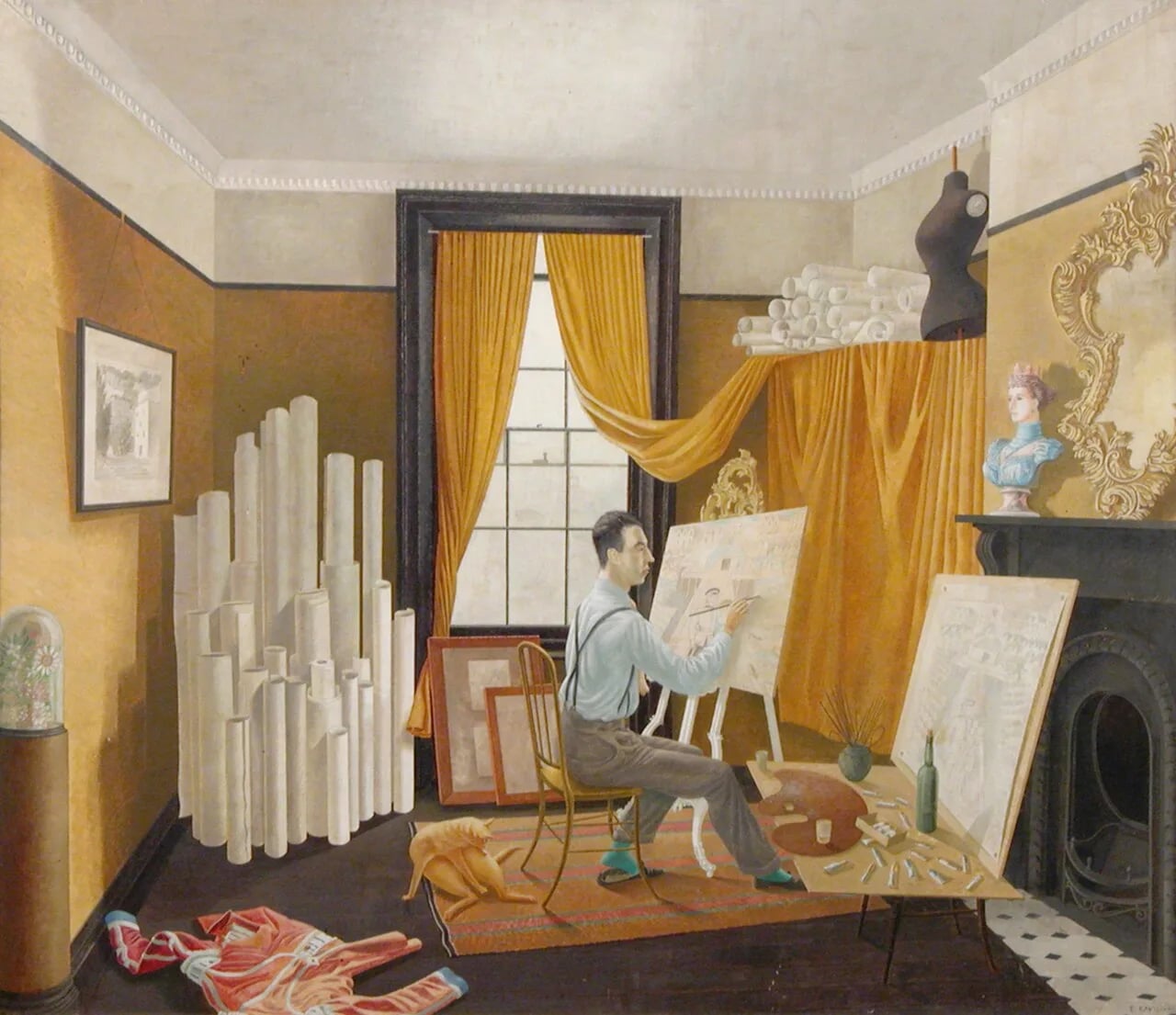 Porträt von Edward Bawden (1903–1989) – Gedenkseite