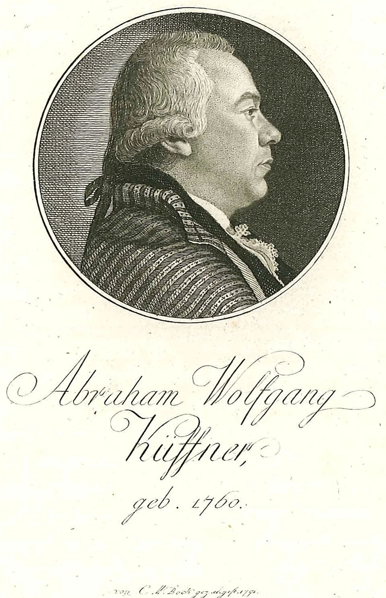 Porträt von Abraham Wolfgang Küfner (1760–1817) – Gedenkseite