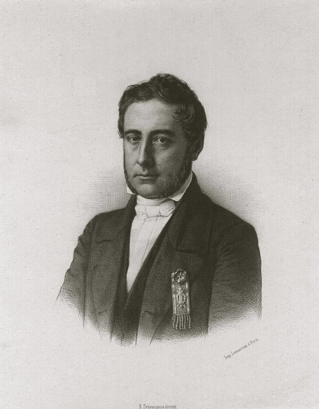 Porträt von Michel Charles Chégaray (1802–1859) – Gedenkseite