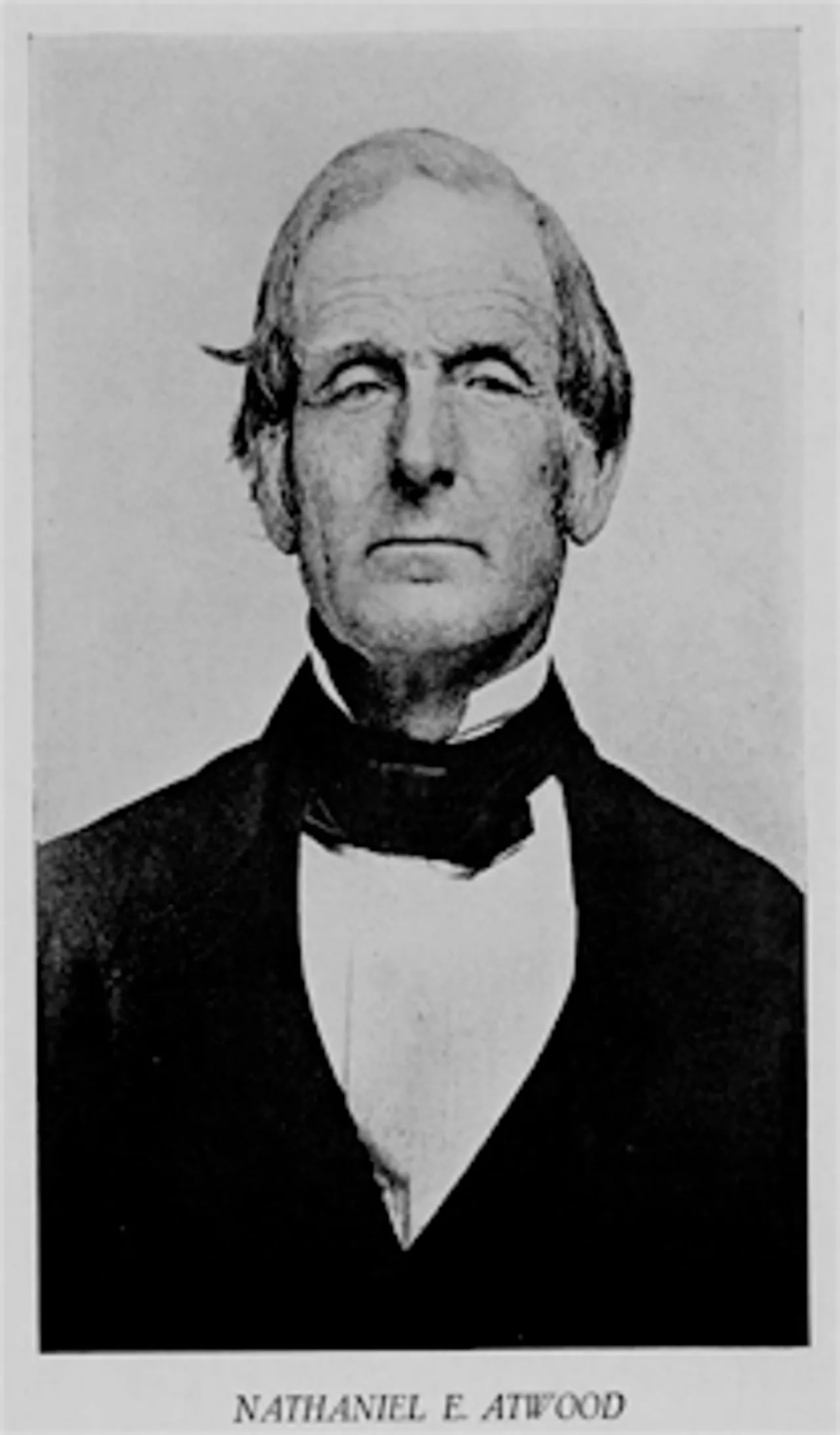 Portrait of Nathaniel E. Atwood (1807–1886) – memorial page