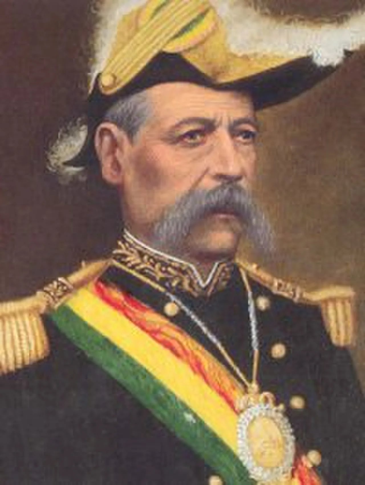 Porträt von Narciso Campero (1813–1896) – Gedenkseite