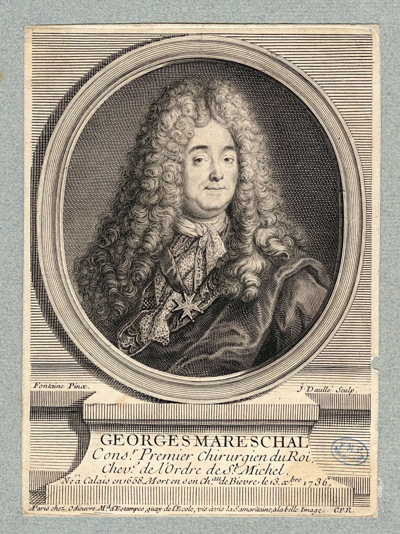 Portrait of Georges Mareschal (1658–1736) – memorial page