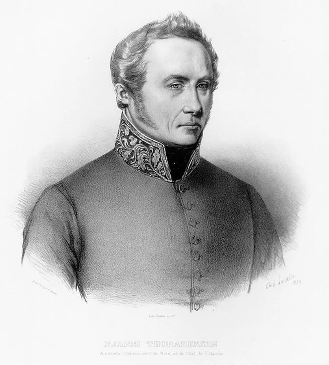 Portrait of Bjarni Thorarensen (1786–1841) – memorial page