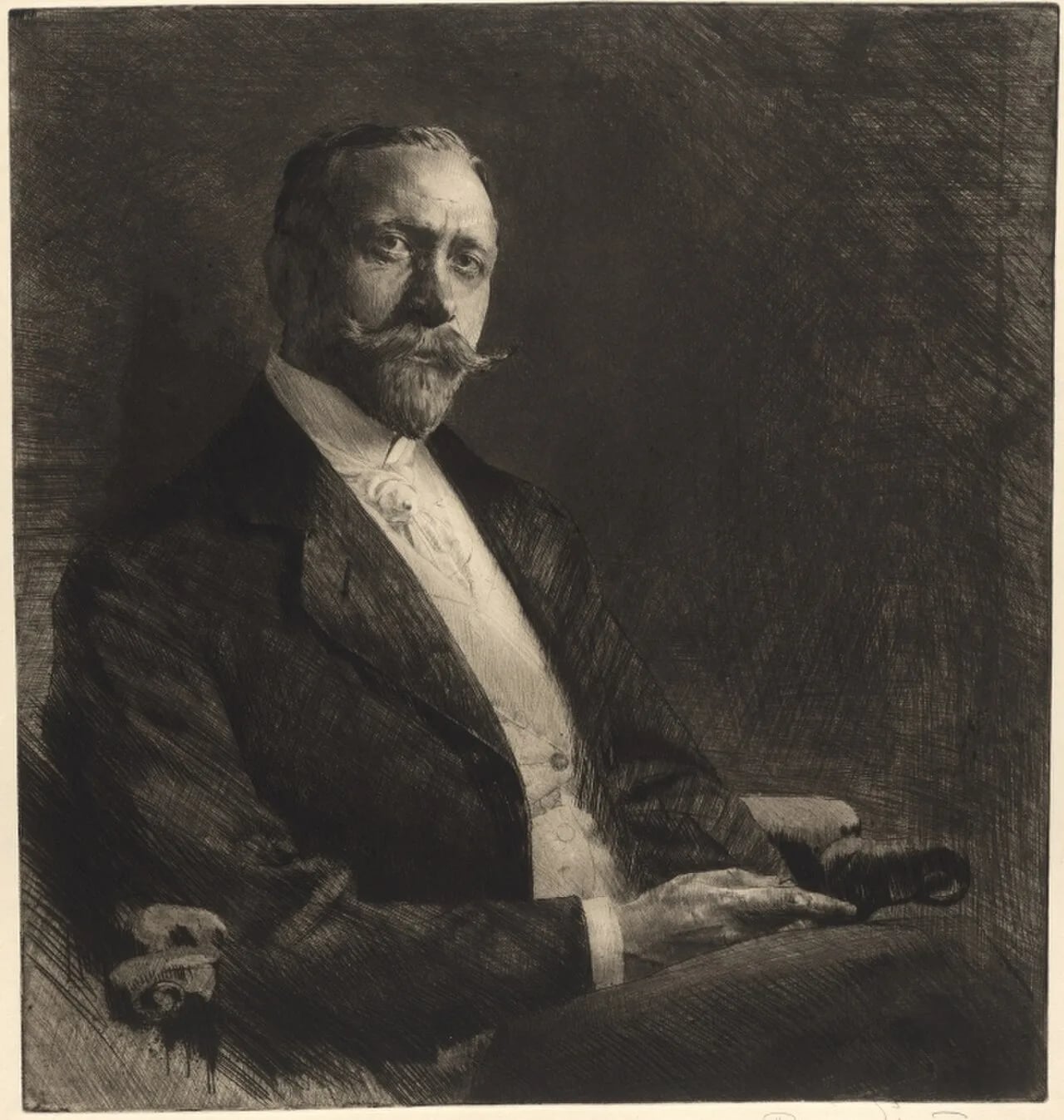Porträt von Gaston Carlin (1859–1922) – Gedenkseite