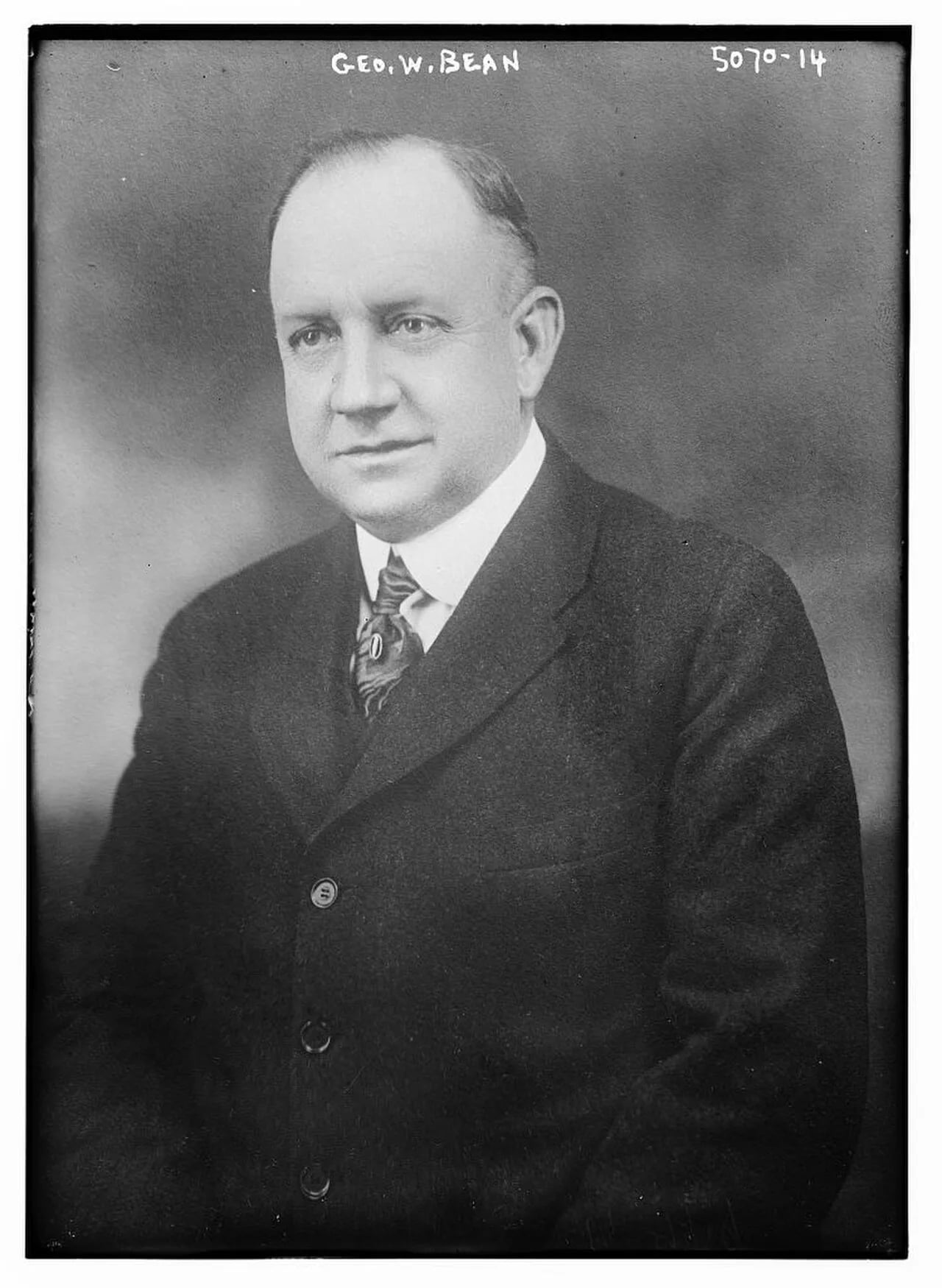 Porträt von George Wilhelm Bean (1875–1950) – Gedenkseite
