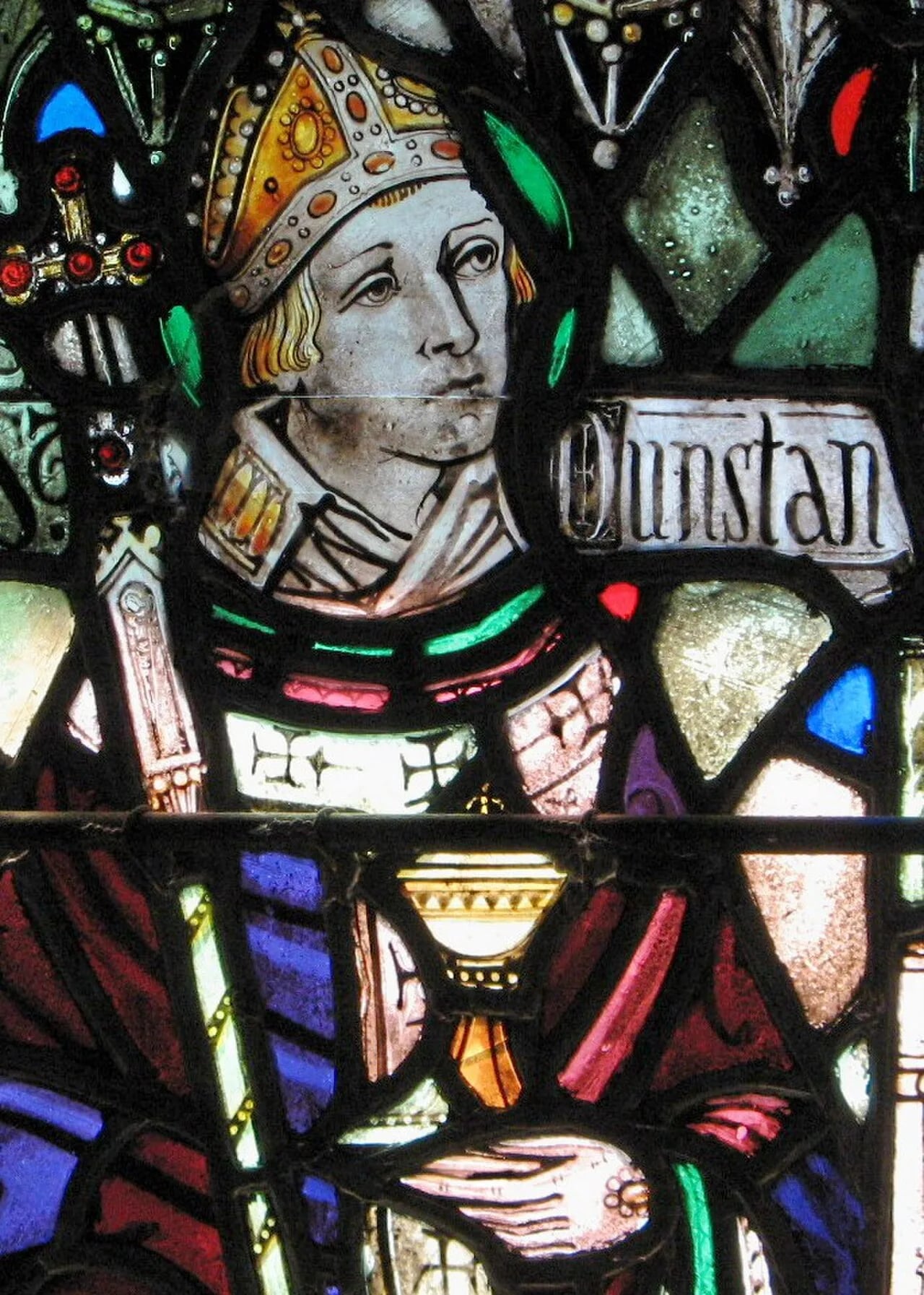 Portrait of Dunstan von Canterbury (909–988) – memorial page
