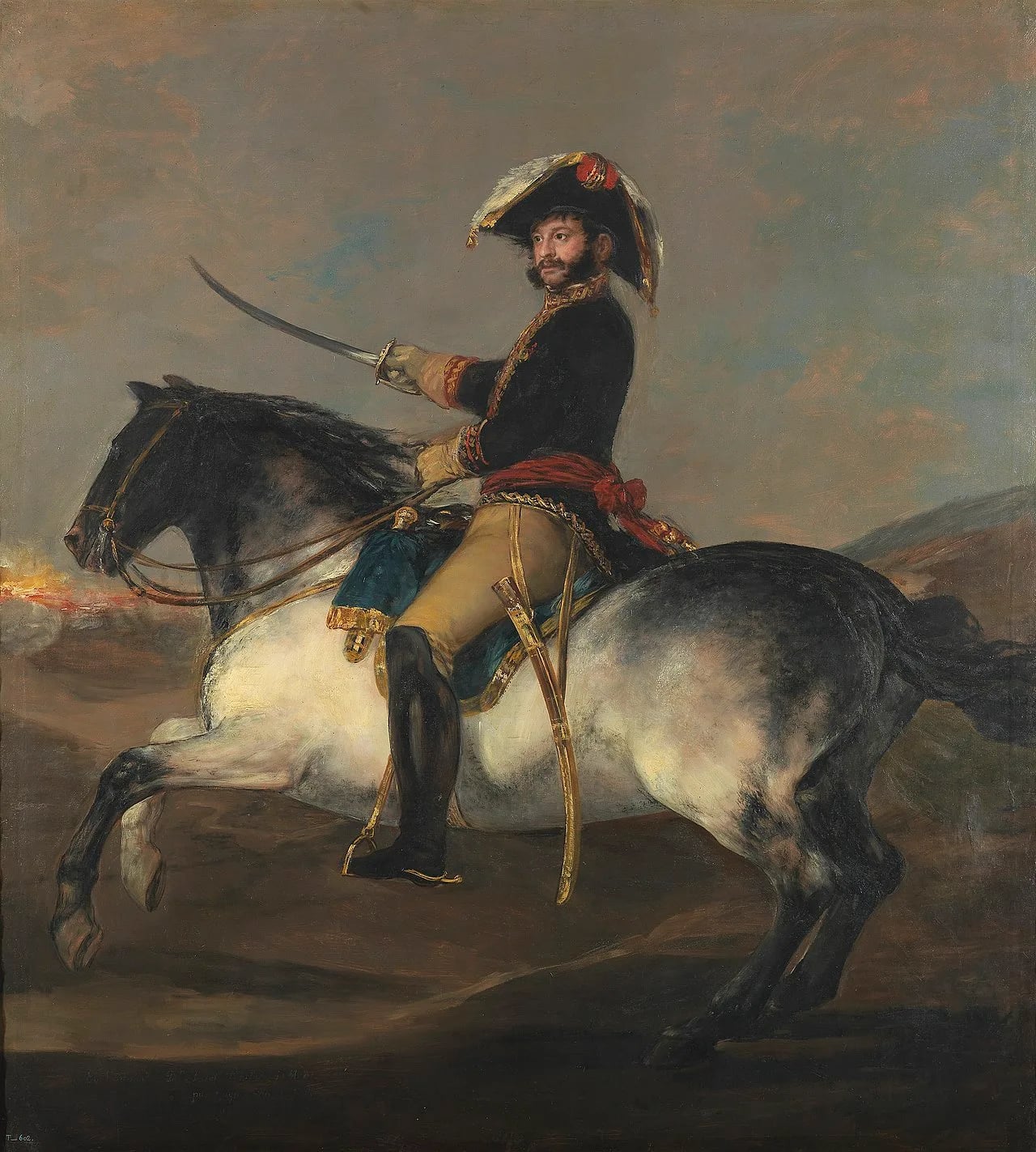 Porträt von José de Palafox y Melzi (1775–1847) – Gedenkseite