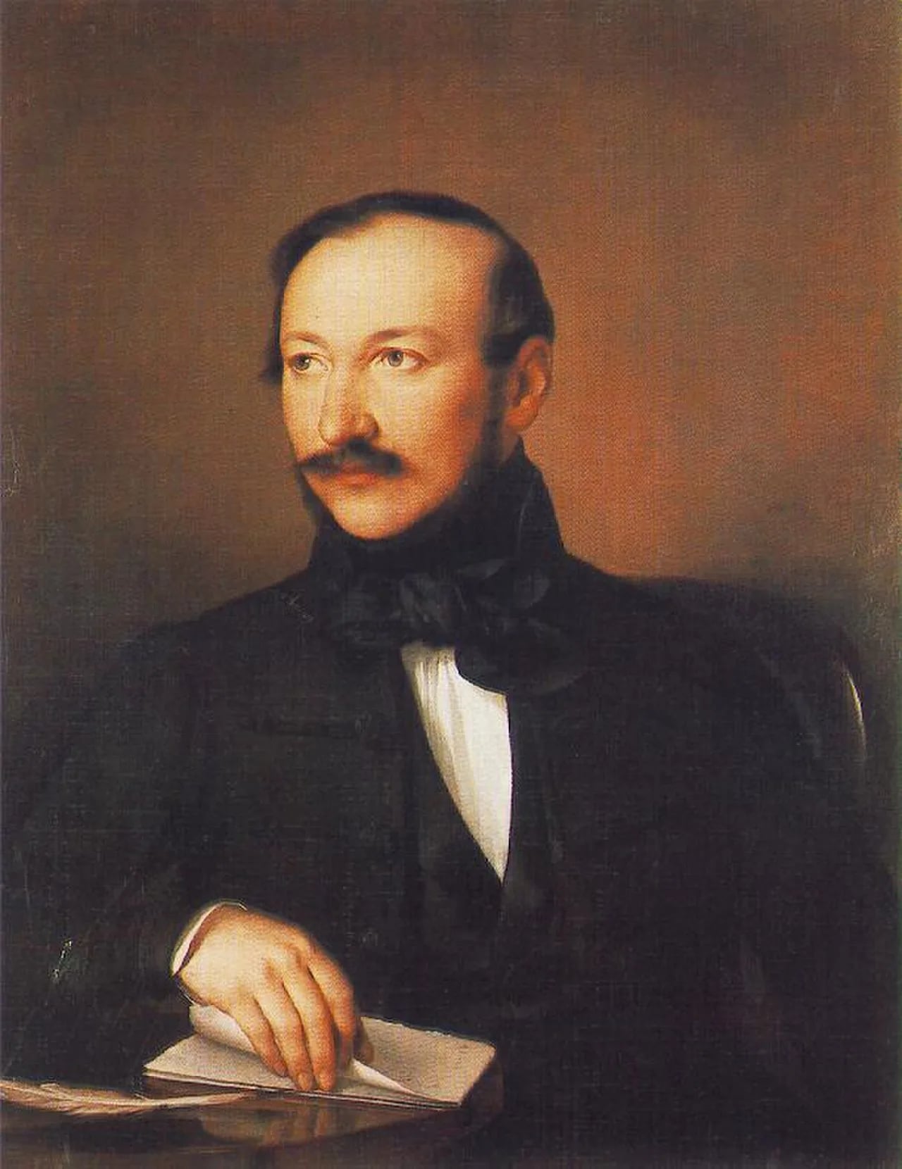 Portrait of Mihály Vörösmarty (1800–1855) – memorial page