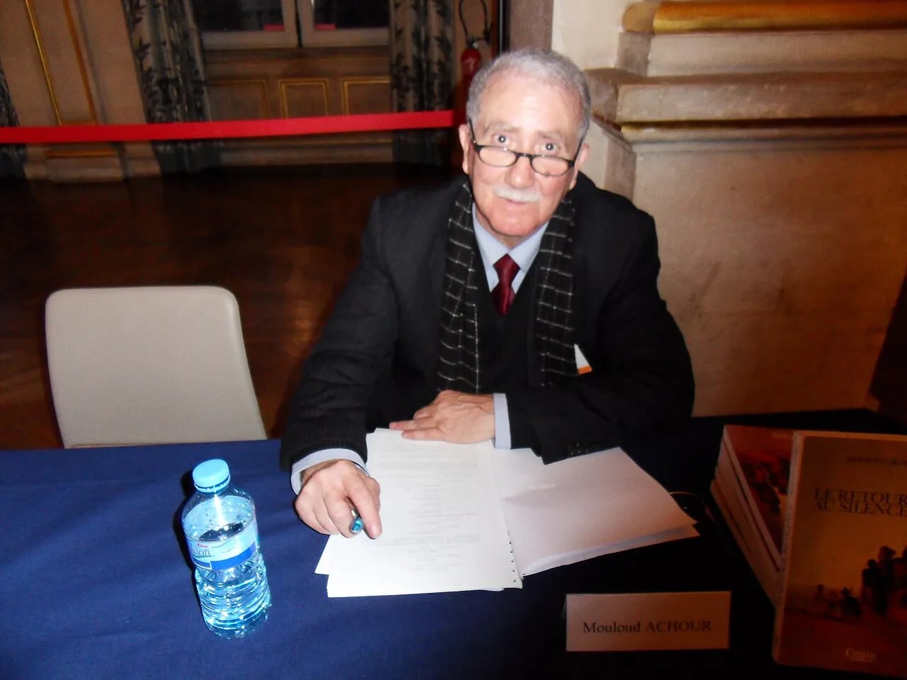 Portrait of Mouloud Achour (1944–2020) – memorial page
