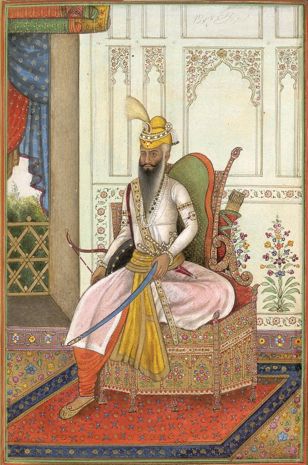 Portrait of Ranjit Singh (1780–1839) – memorial page