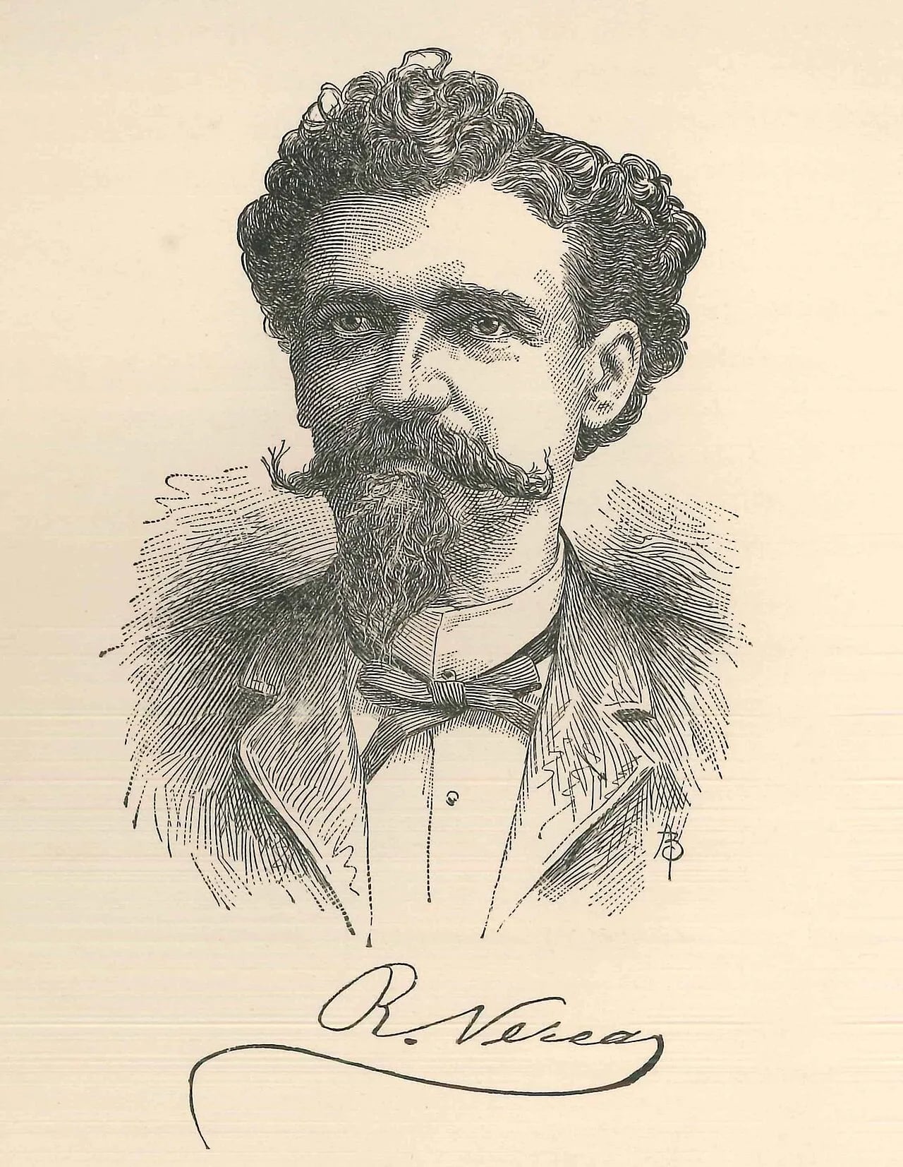 Porträt von Ramón Verea (1833–1899) – Gedenkseite