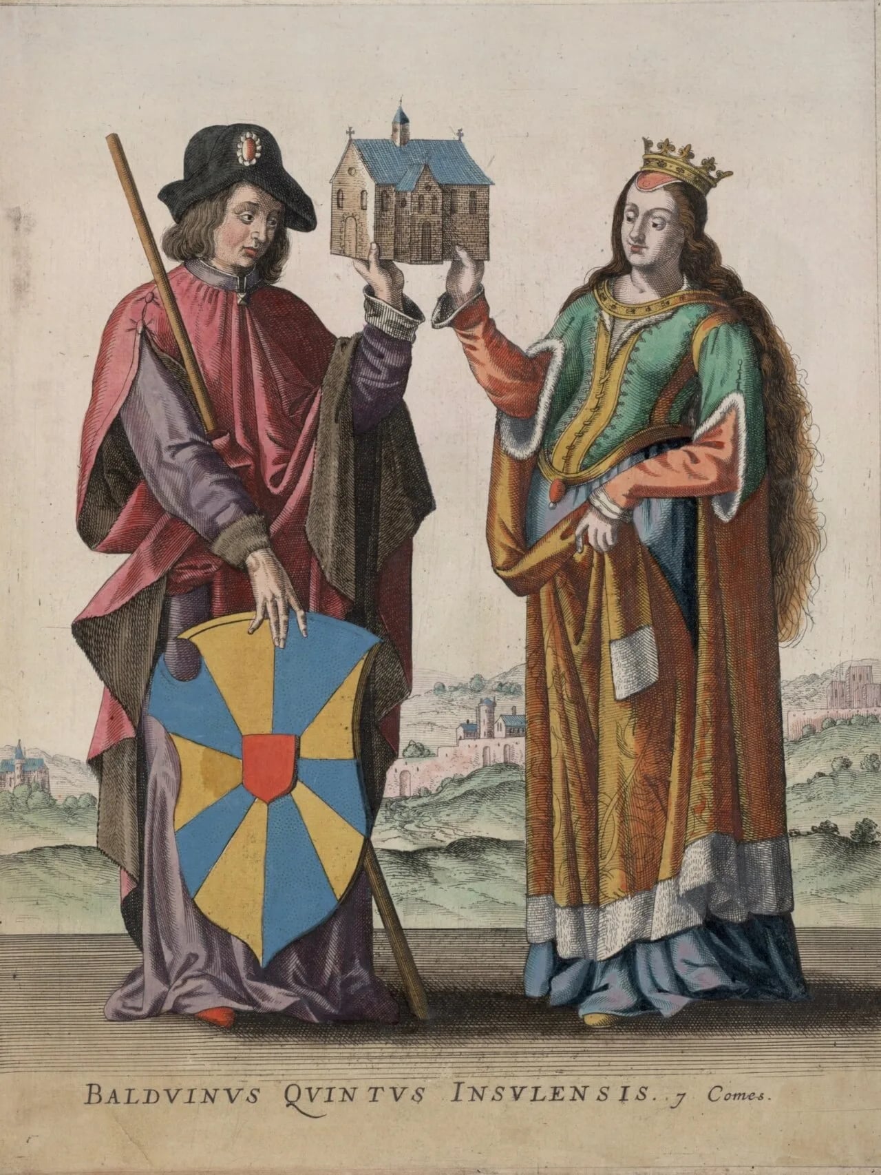 Portrait of Balduin V. (1012–1067) – memorial page