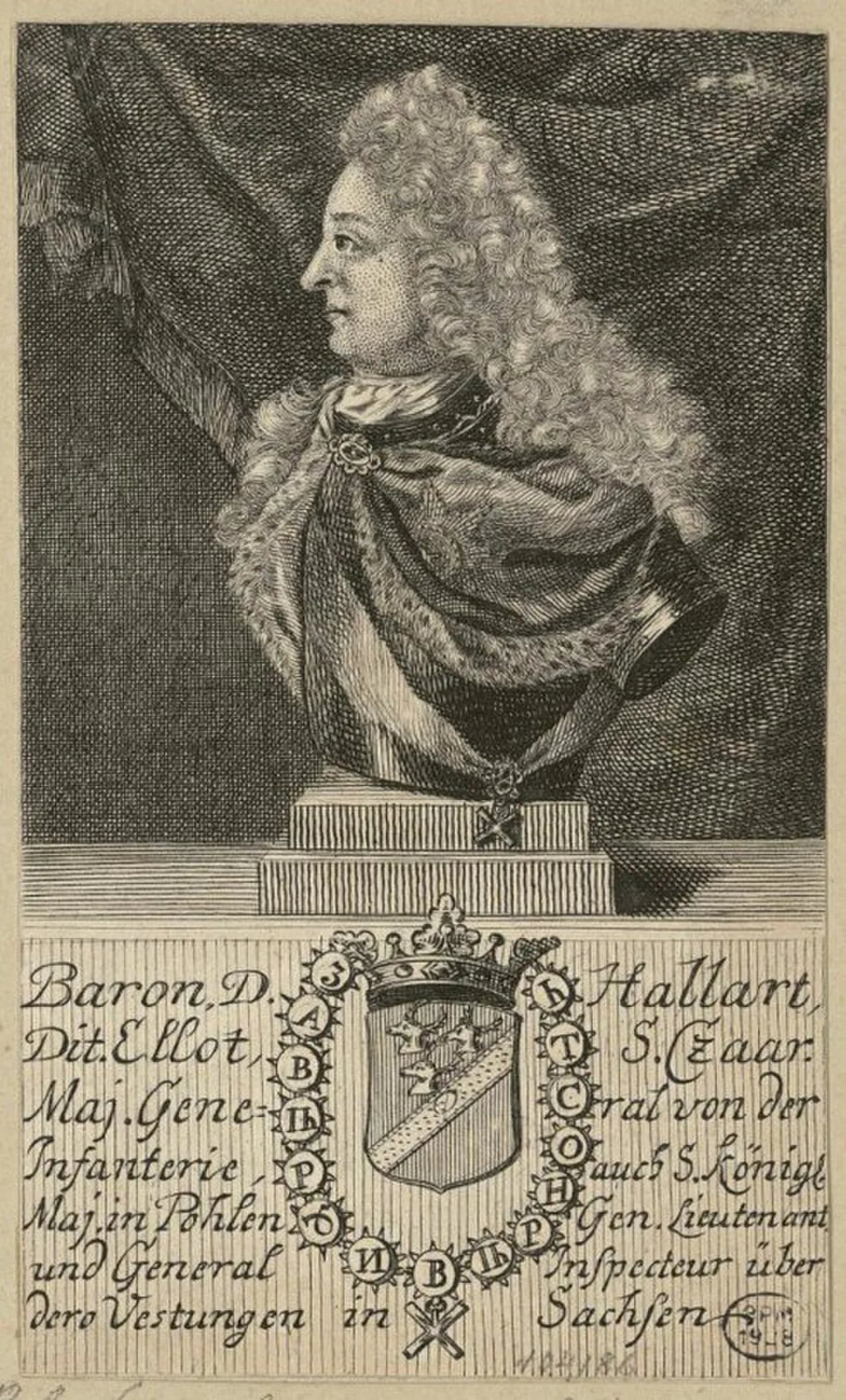 Portrait of Ludwig Nikolaus von Hallart (1659–1727) – memorial page