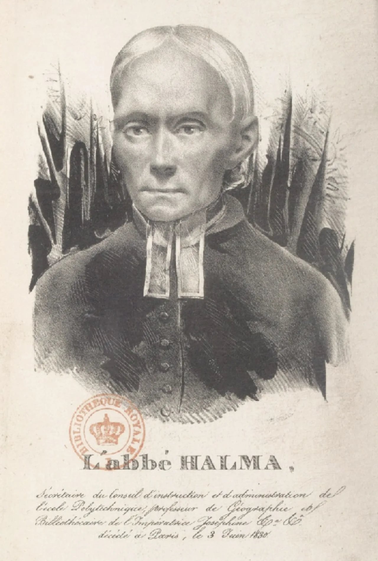 Portrait of Nicholas Halma (1755–1828) – memorial page