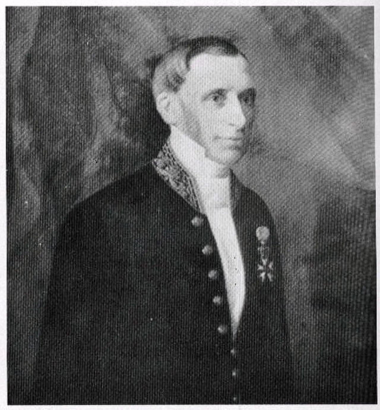 Porträt von Nicolas Henri Carteret (1807–1862) – Gedenkseite