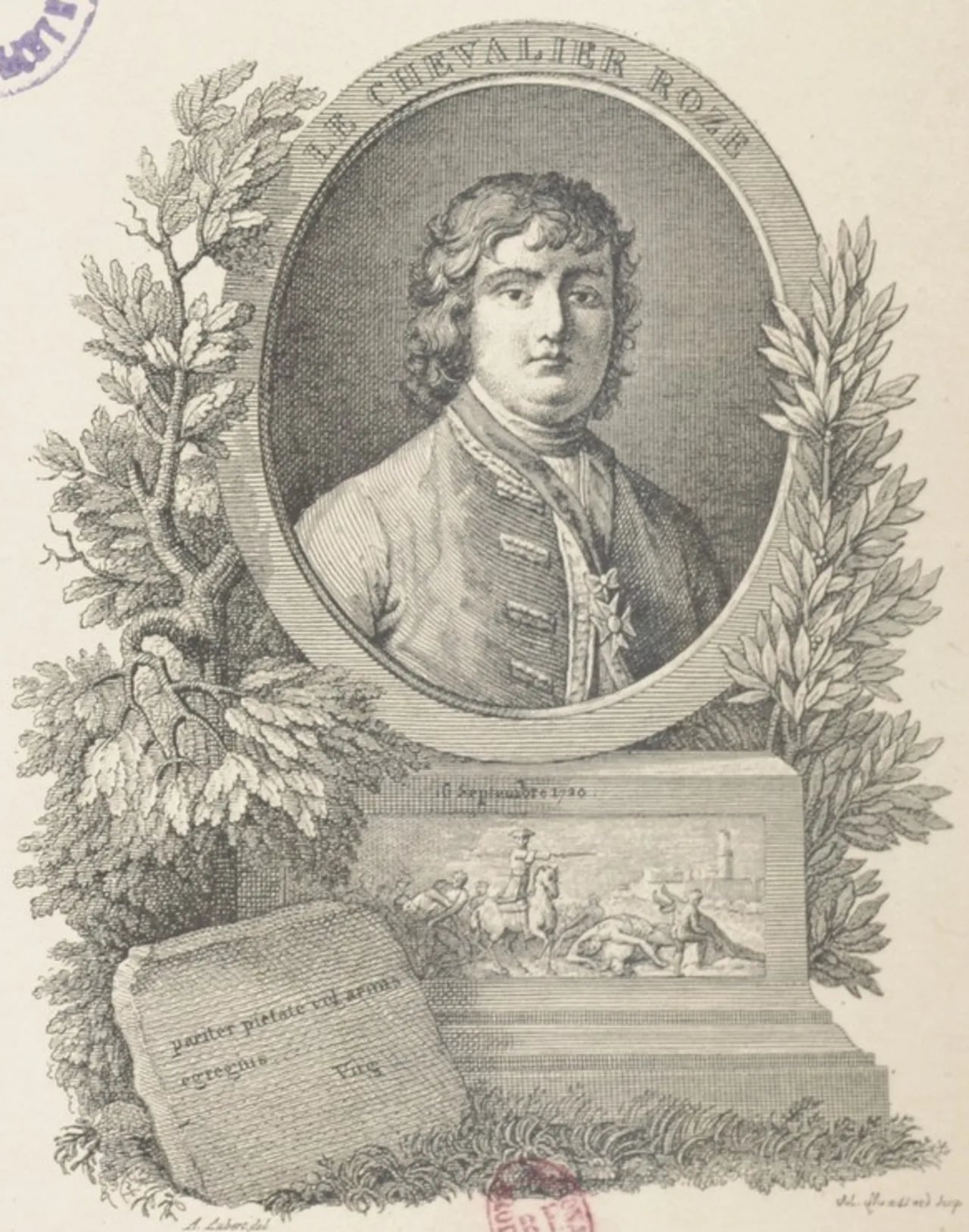 Portrait of Nicolas Roze (1675–1733) – memorial page