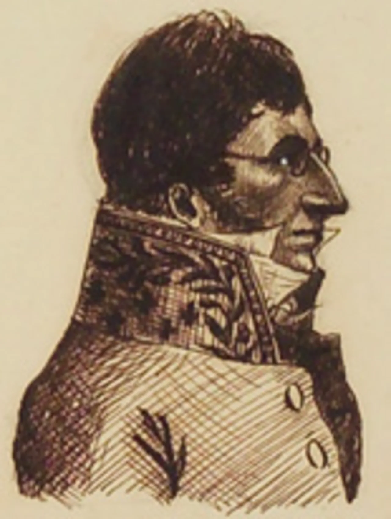 Porträt von Nicolas Régnier (1783–1851) – Gedenkseite