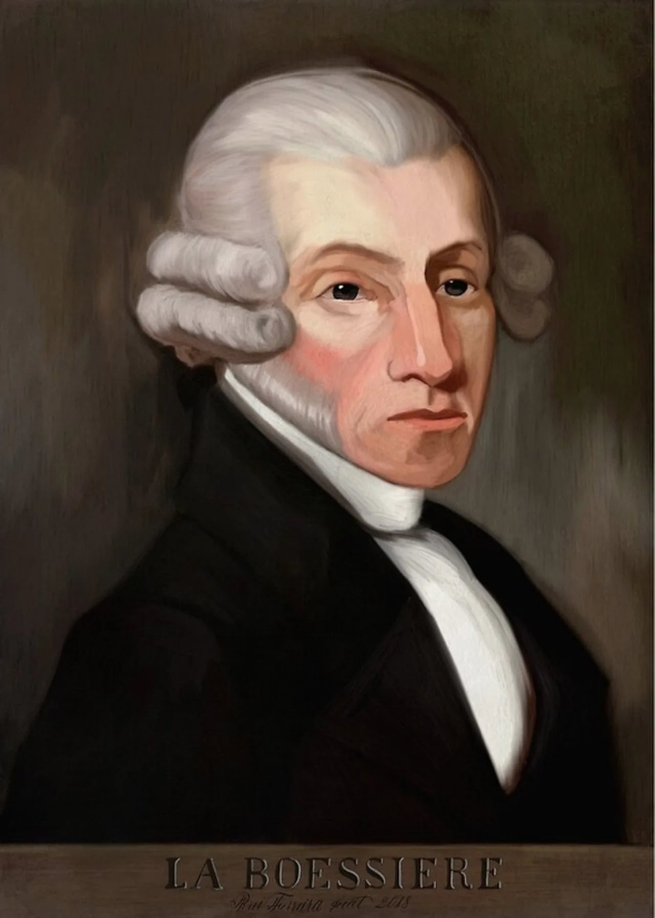 Porträt von Nicolas Texier de La Boëssière (1723–1807) – Gedenkseite