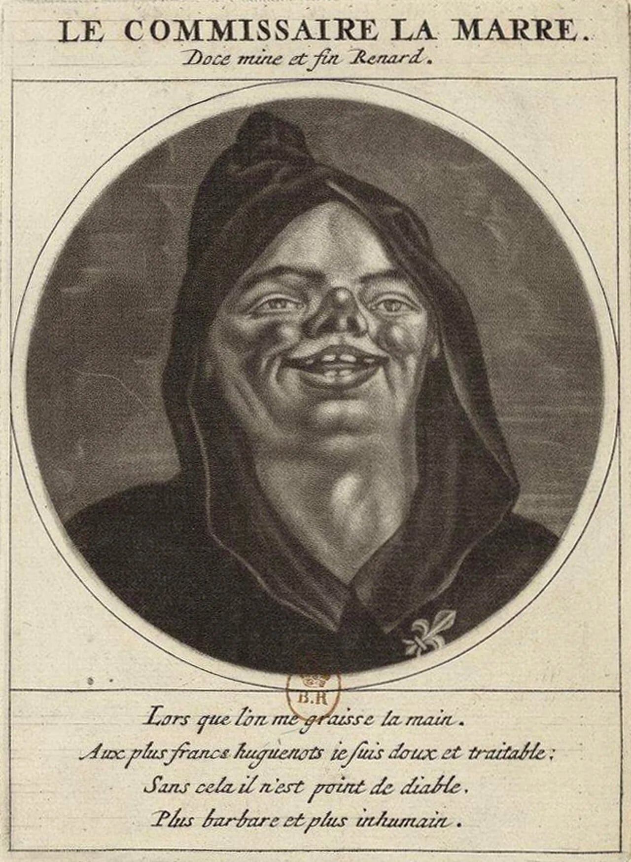 Porträt von Nicolas de LaMare (1639–1723) – Gedenkseite