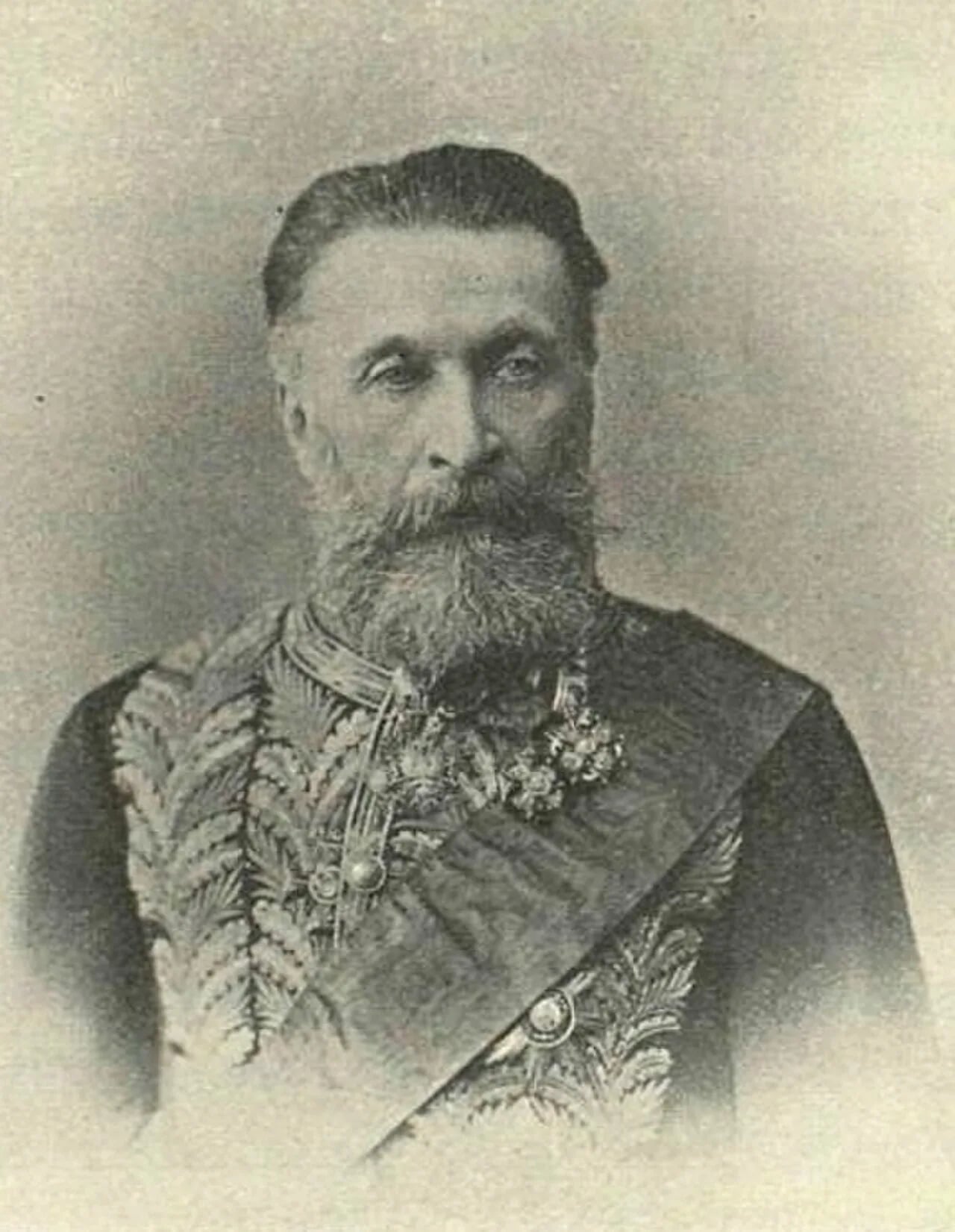 Porträt von Nikolai Manasein (1834–1895) – Gedenkseite