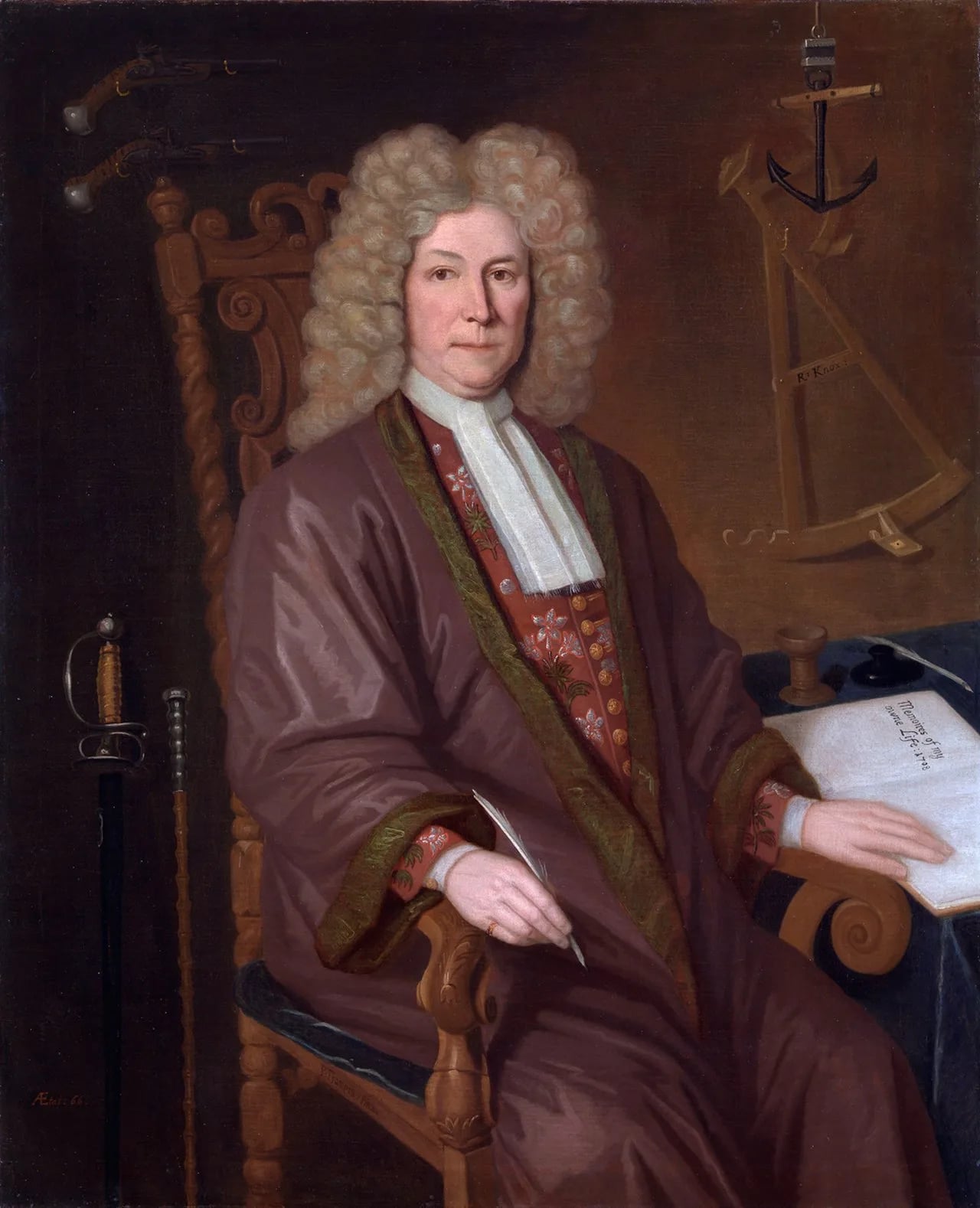 Portrait of Robert Knox (1641–1720) – memorial page