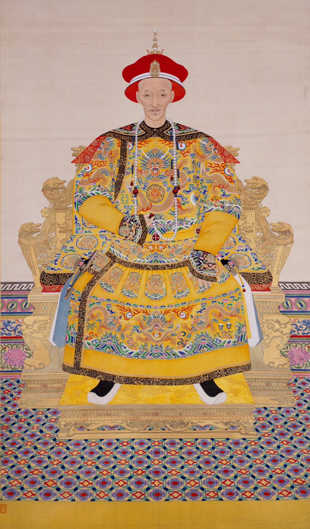 Porträt von Daoguang (1782–1850) – Gedenkseite