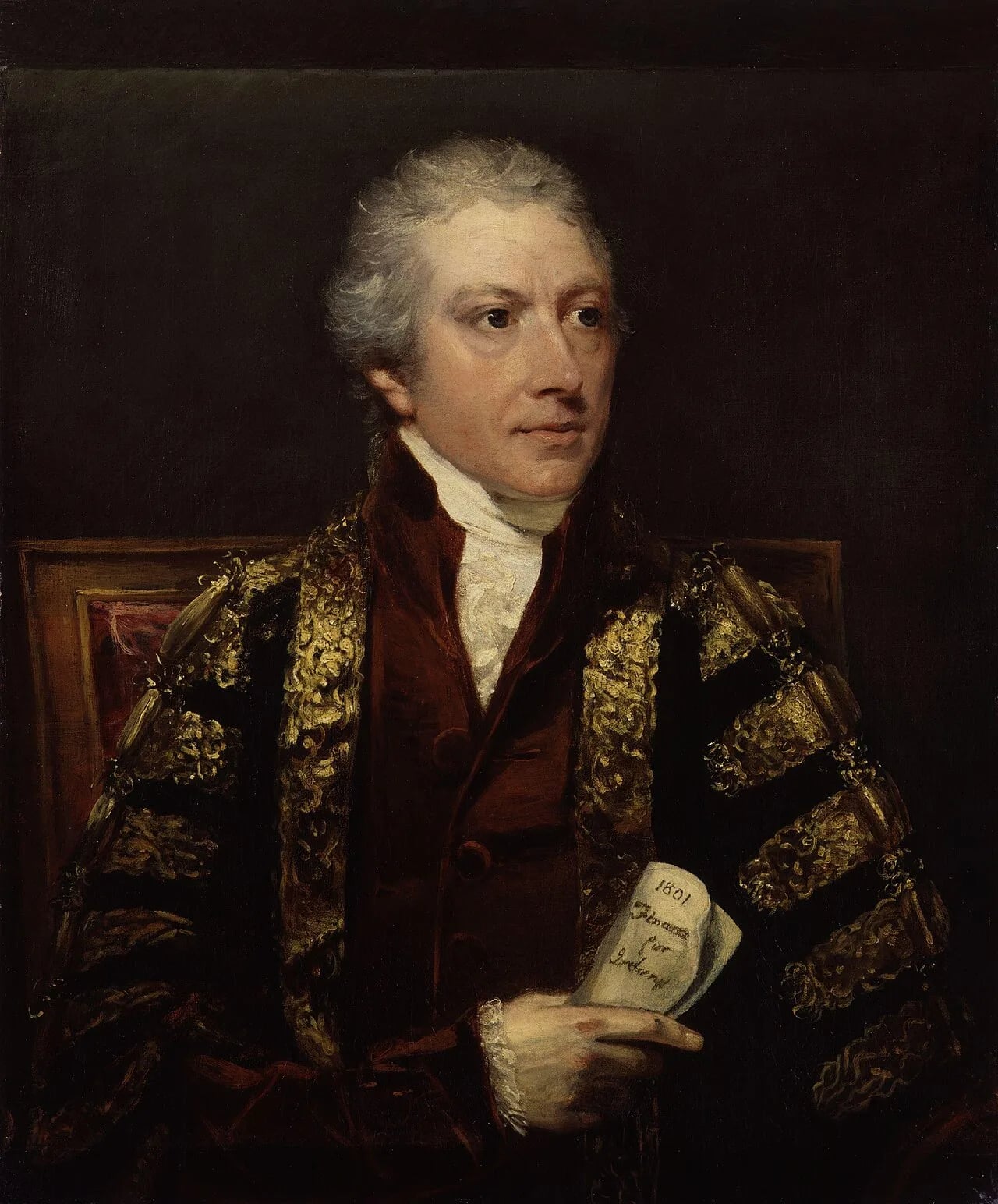 Porträt von Charles Abbot, 1. Baron Colchester (1757–1829) – Gedenkseite