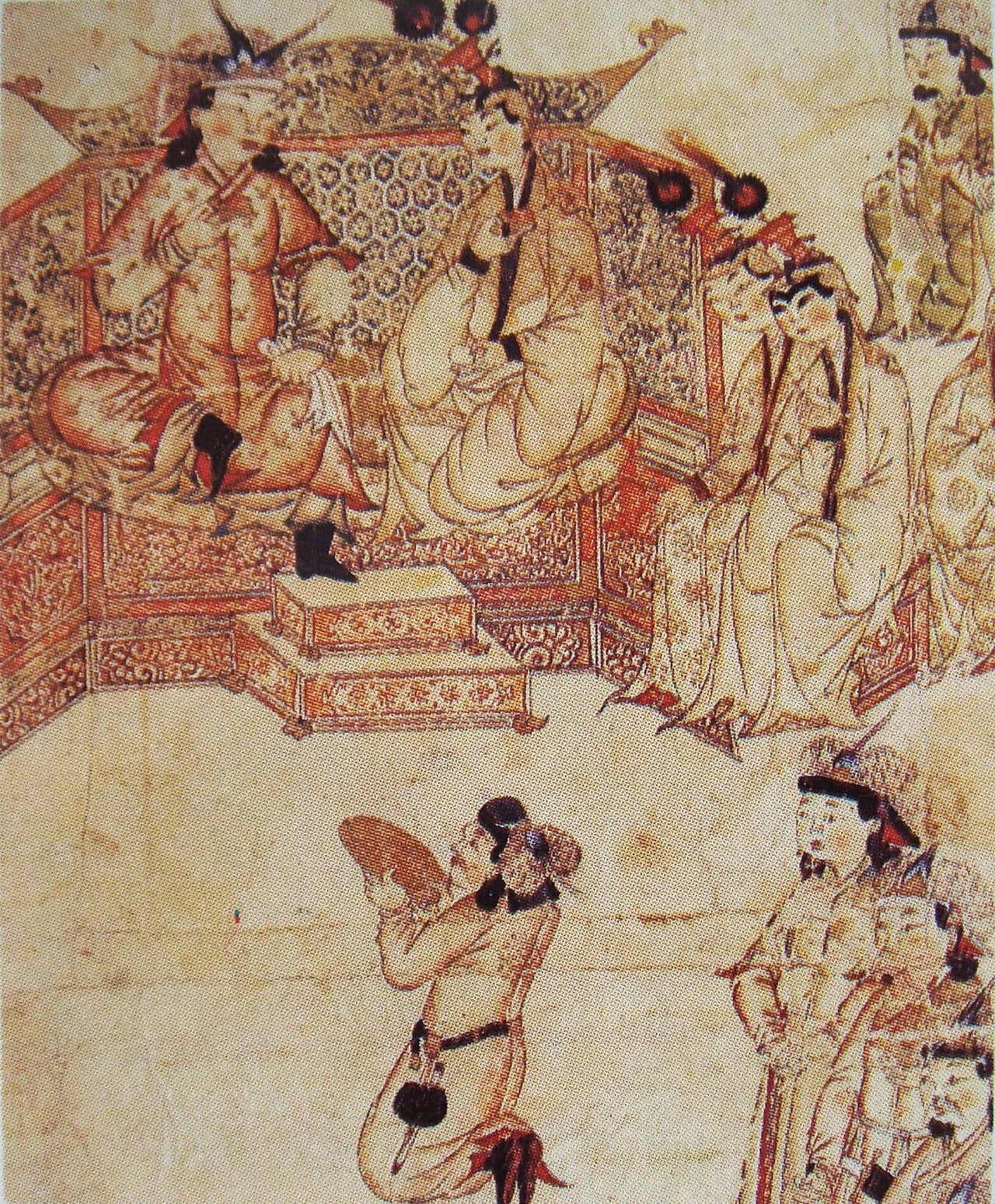 Porträt von Ghazan Ilchan (1271–1304) – Gedenkseite