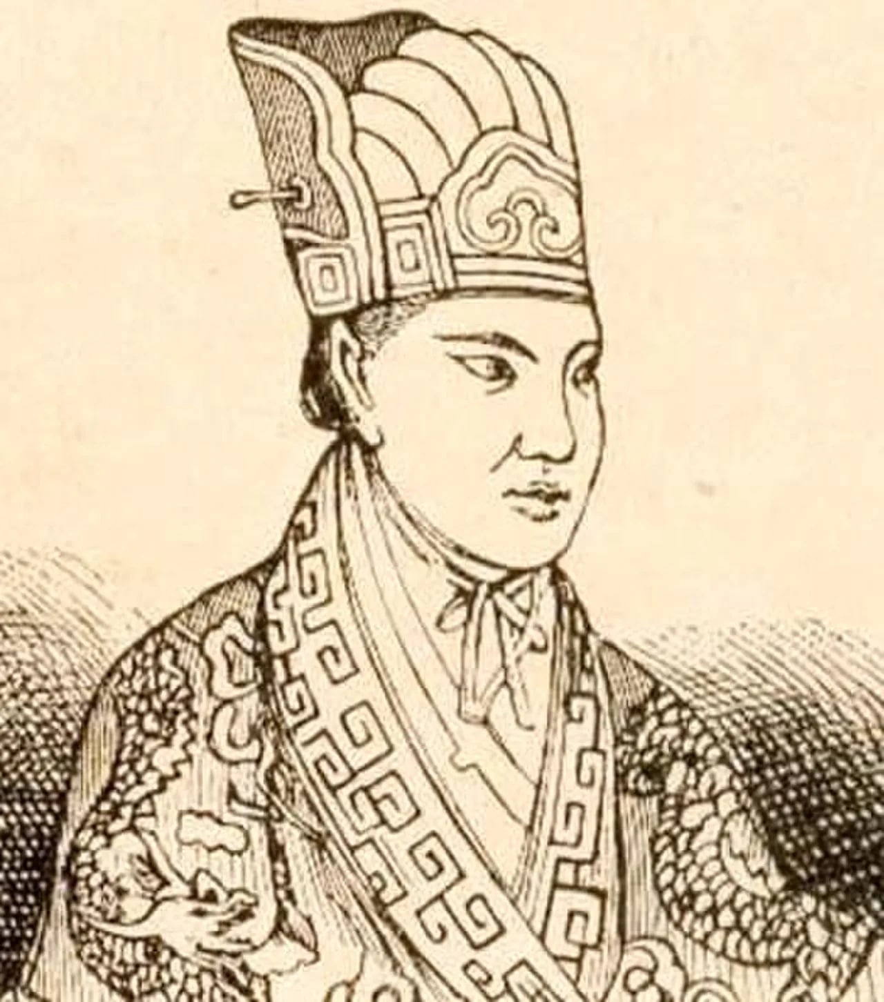 Porträt von Hong Xiuquan (1814–1864) – Gedenkseite