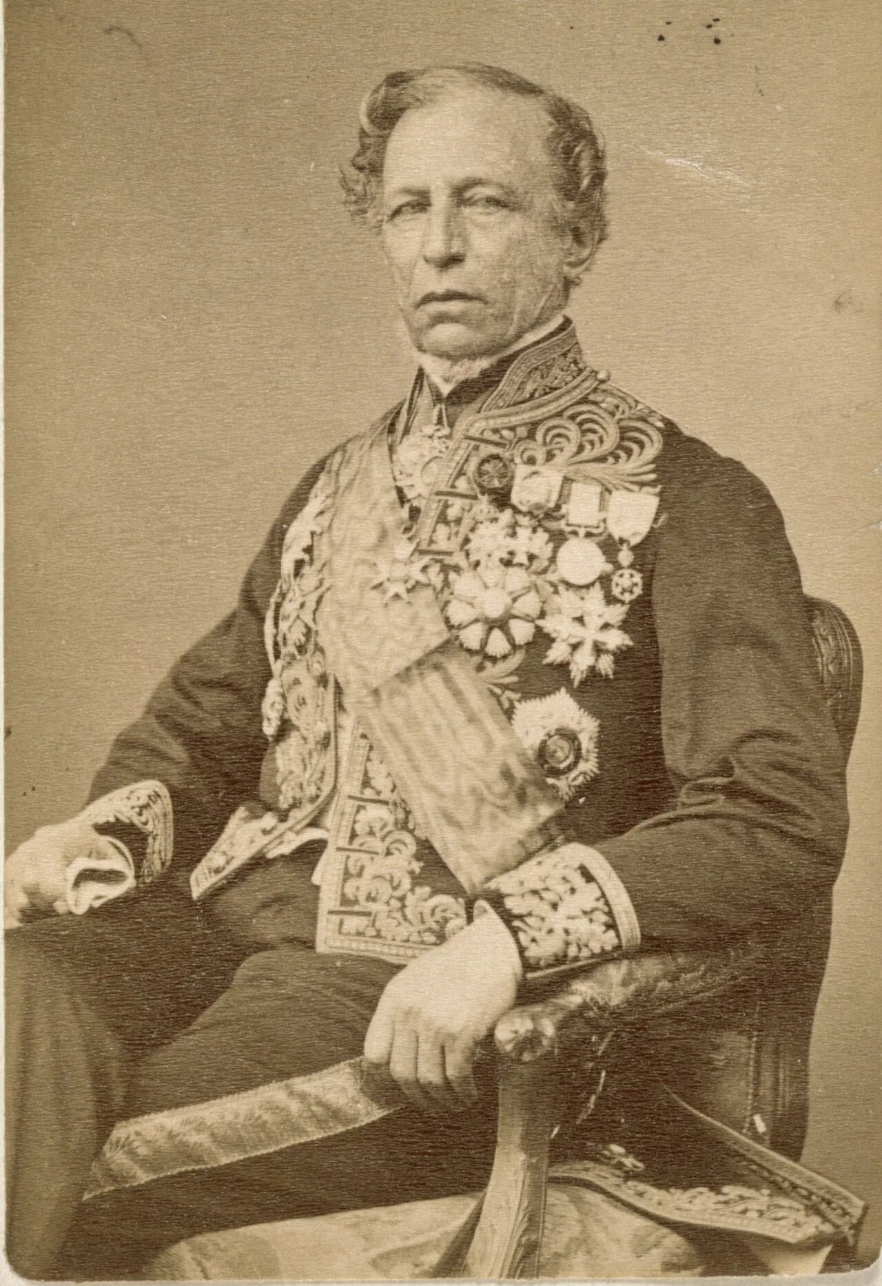 Portrait of Octave Pierre Antoine Henri de Chabannes-Curton (1803–1889) – memorial page