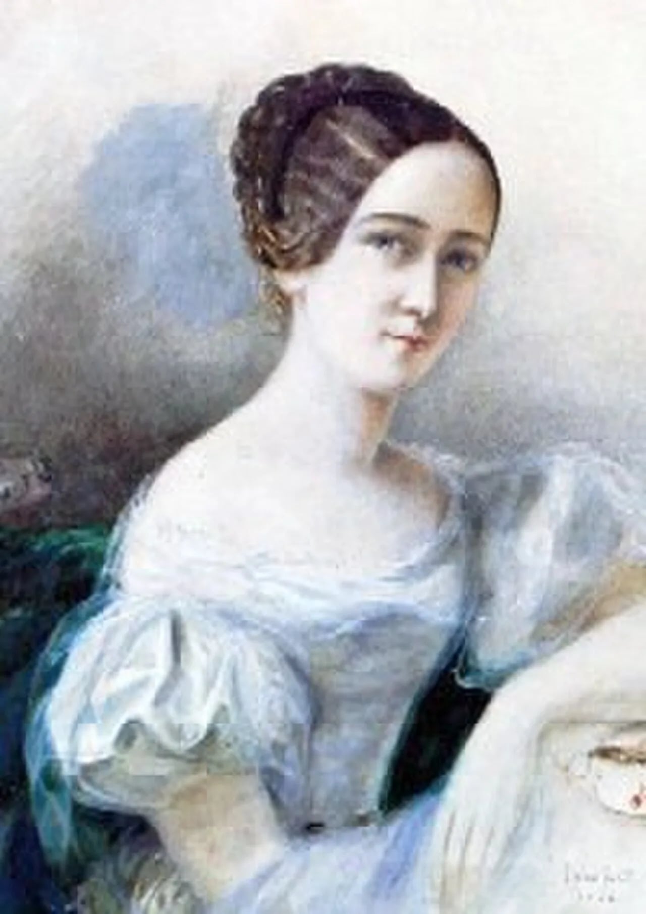 Porträt von Octavie de Lasalle (1811–1890) – Gedenkseite